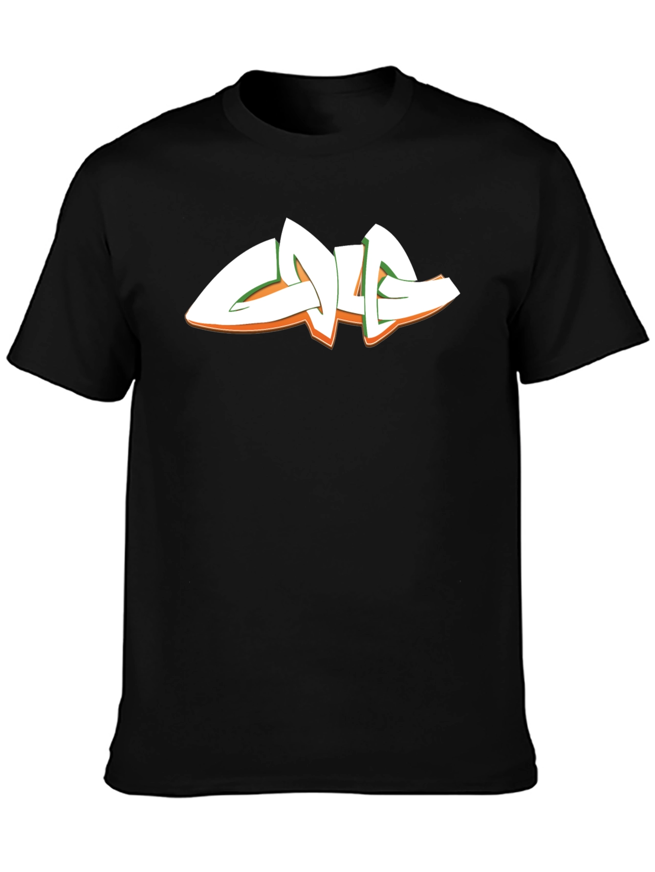 Cool Graphic T-Shirt - Black Crew Neck Tee