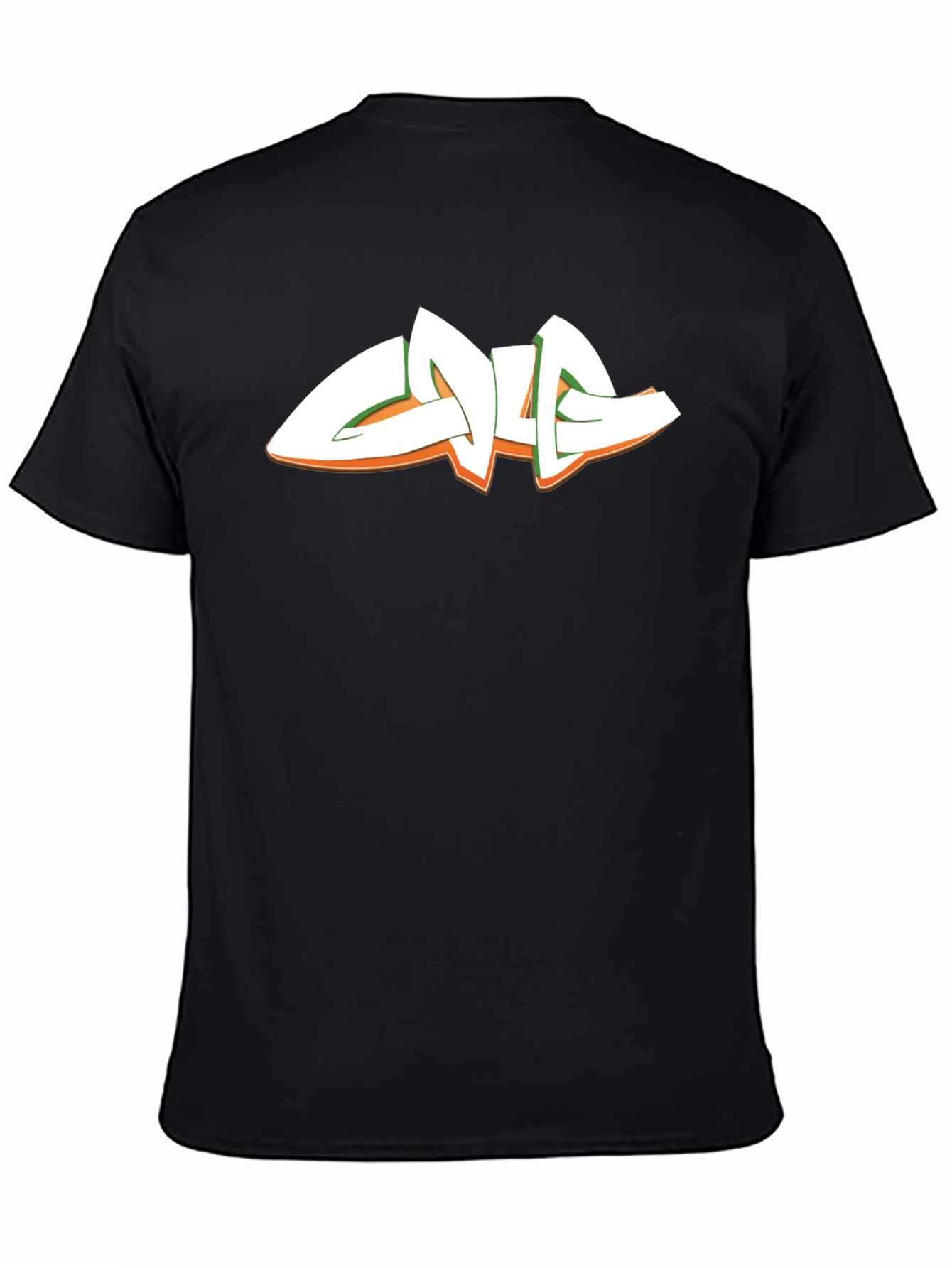 Cool Graphic T-Shirt - Black Crew Neck Tee