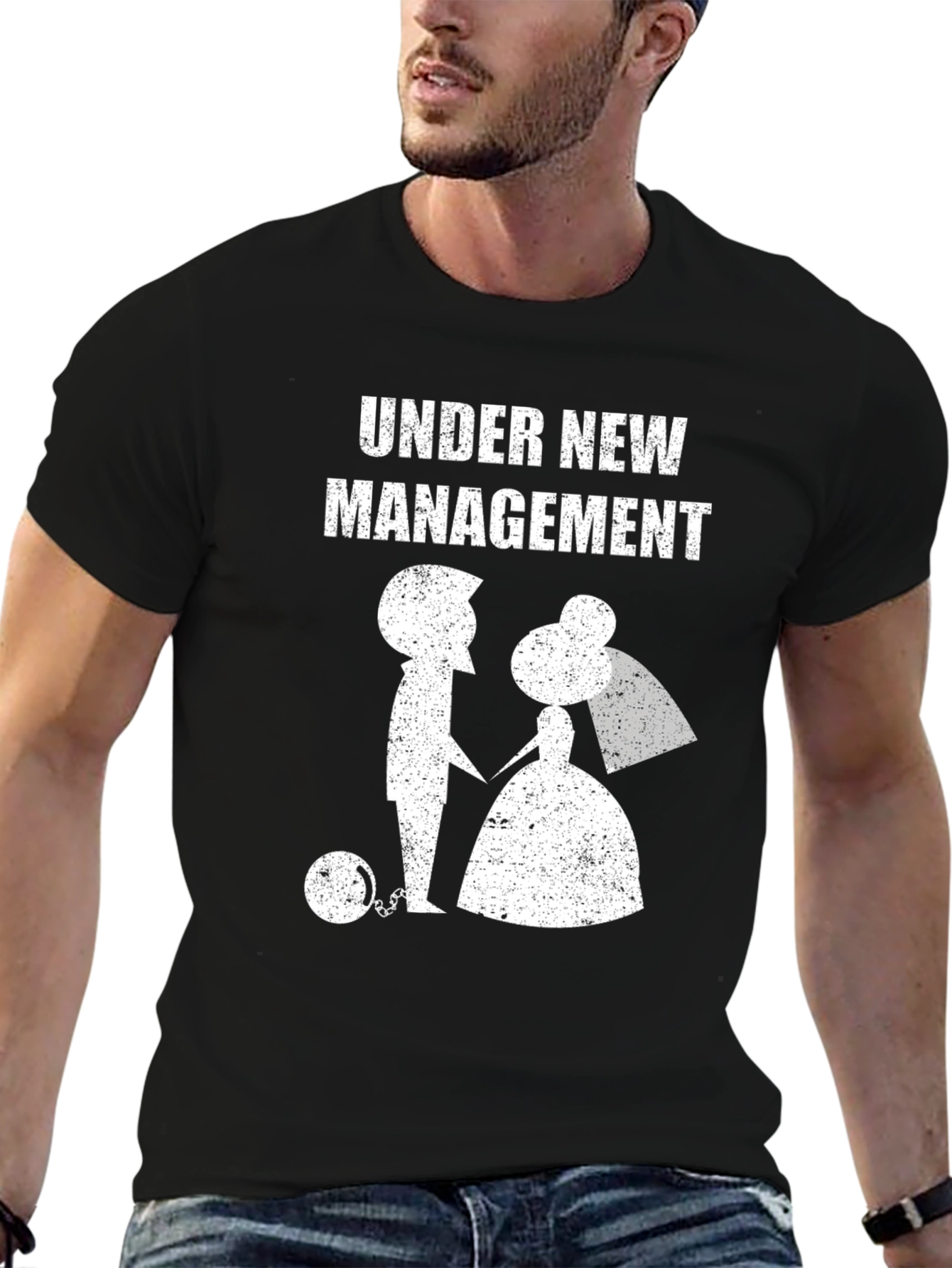 Under New Management T-Shirt - Funny Newlywed Tee