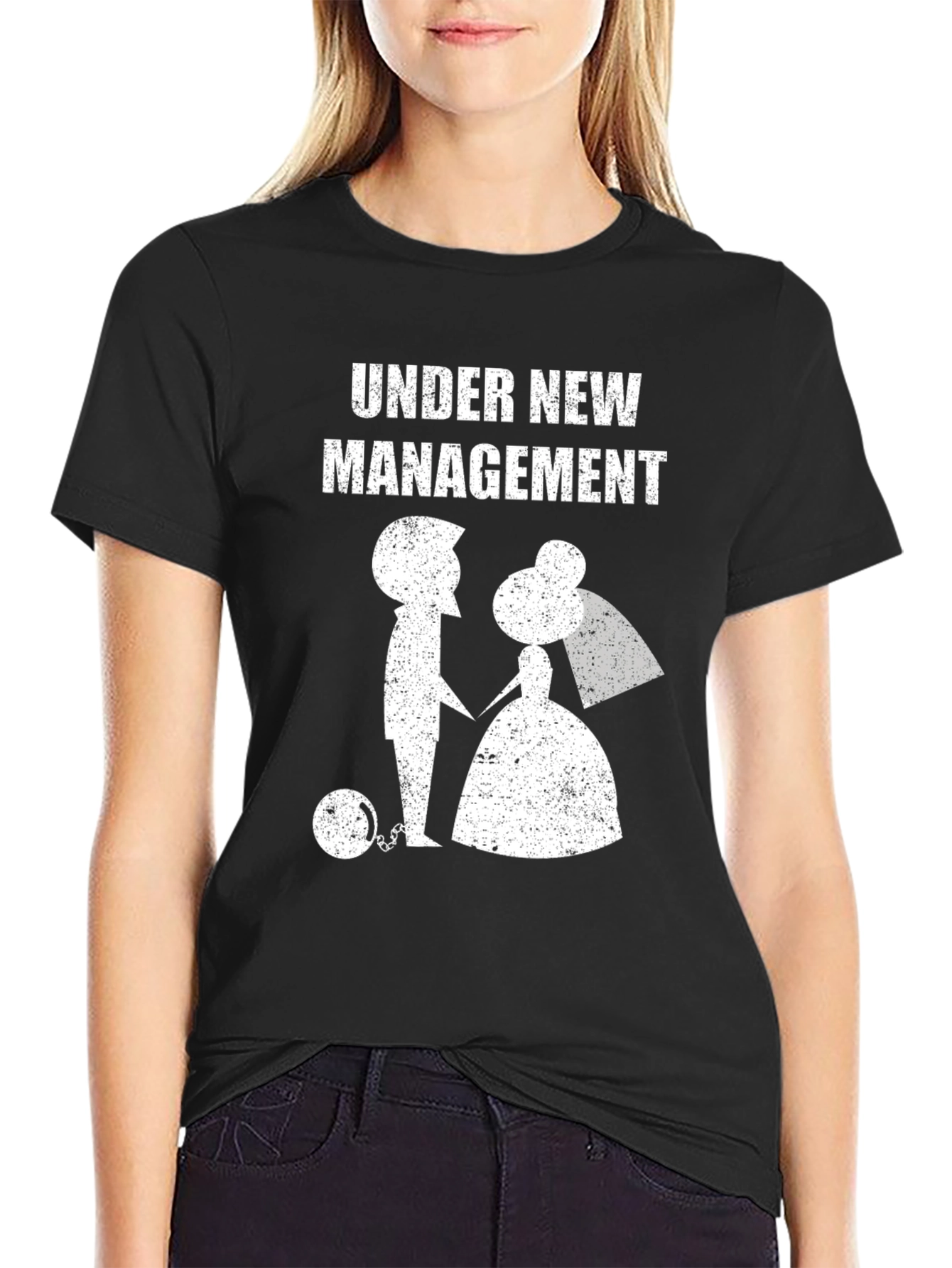 Under New Management T-Shirt - Funny Newlywed Tee
