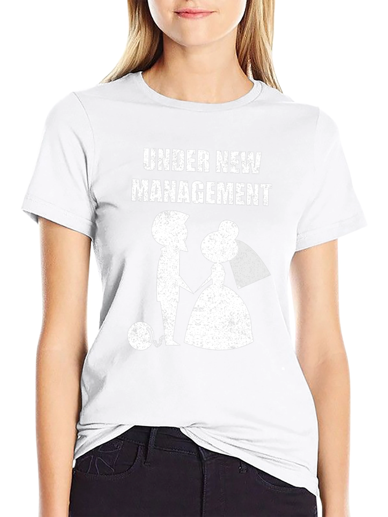 Under New Management T-Shirt - Funny Newlywed Tee