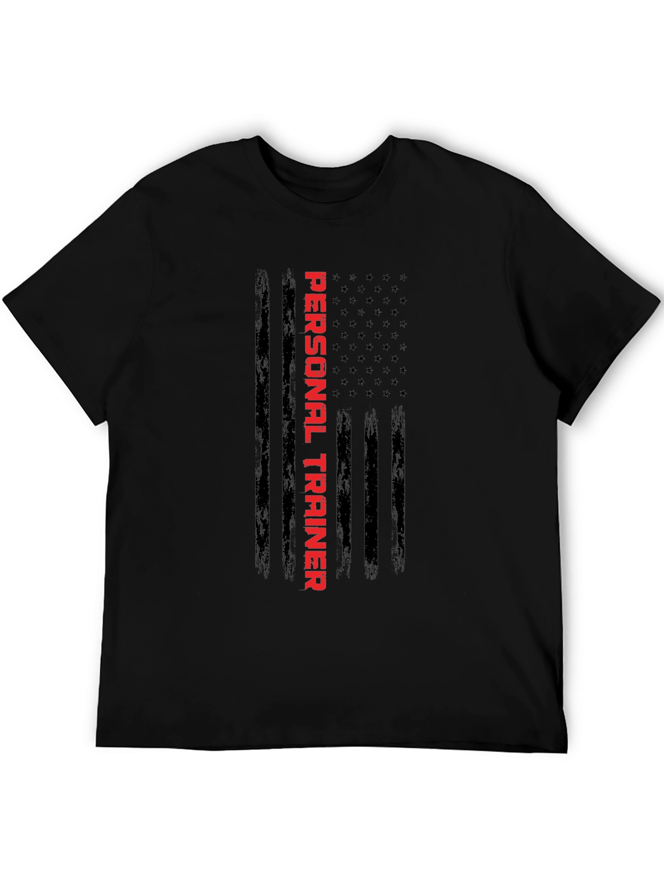 Personal Trainer American Flag Graphic Tee