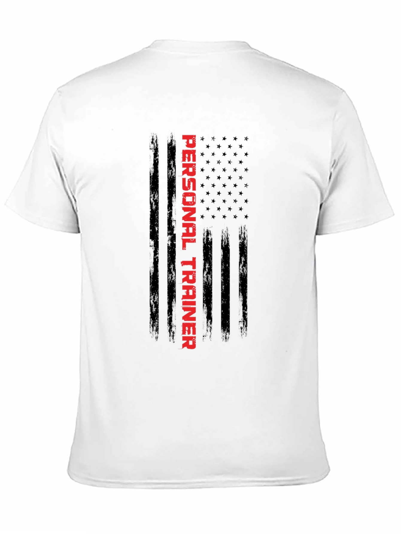 Personal Trainer American Flag Graphic Tee