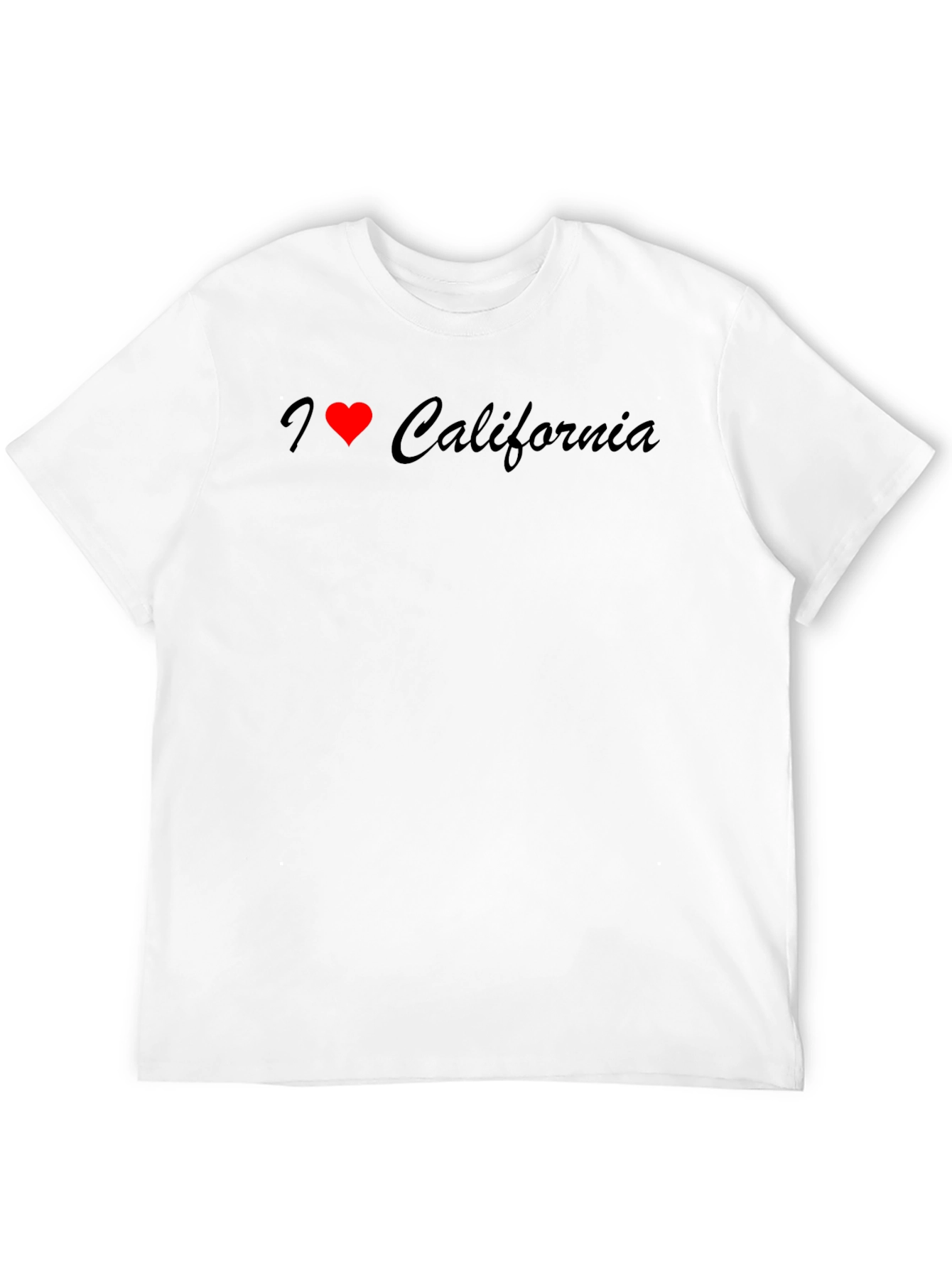 I Heart California T-Shirt - Black Graphic Tee