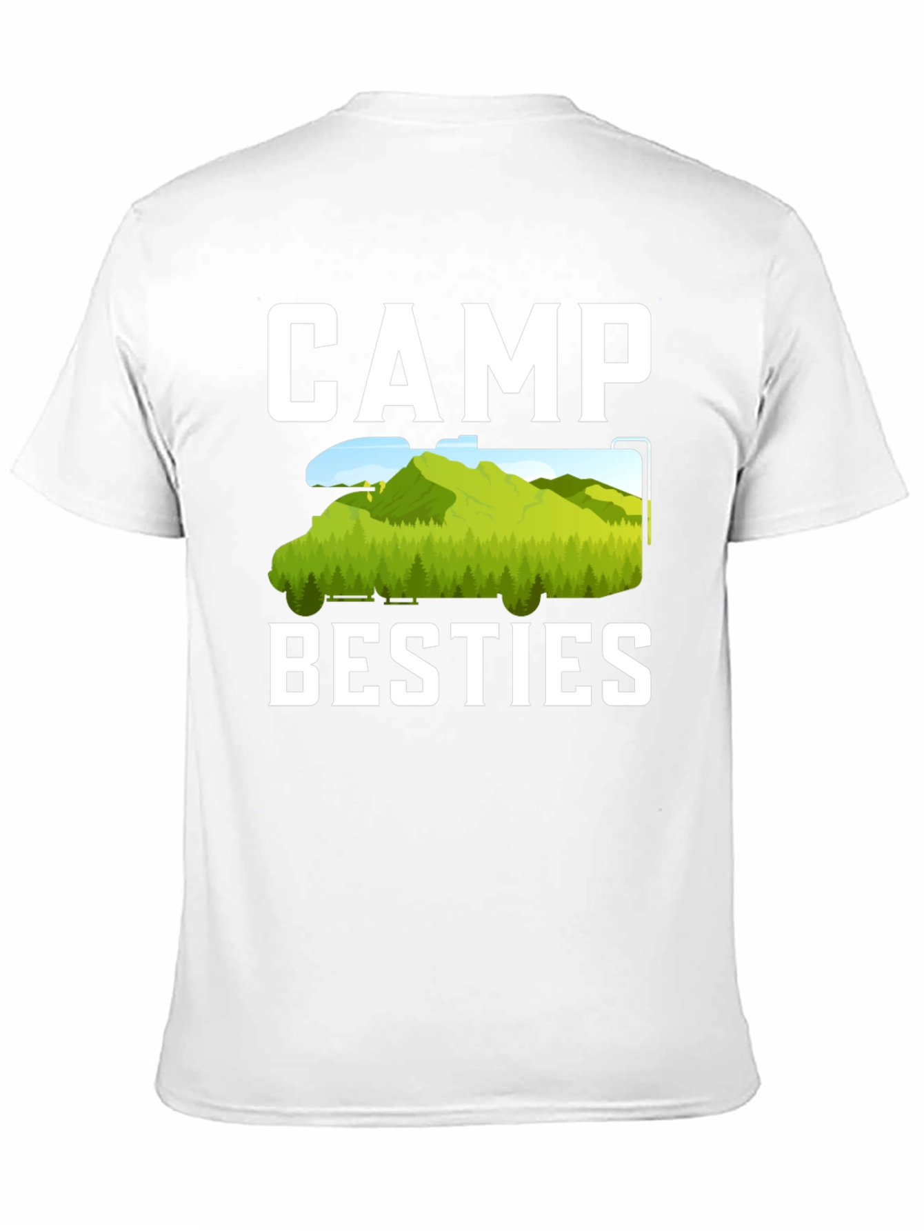 Camp Besties T-Shirt - Camping Adventure Tee