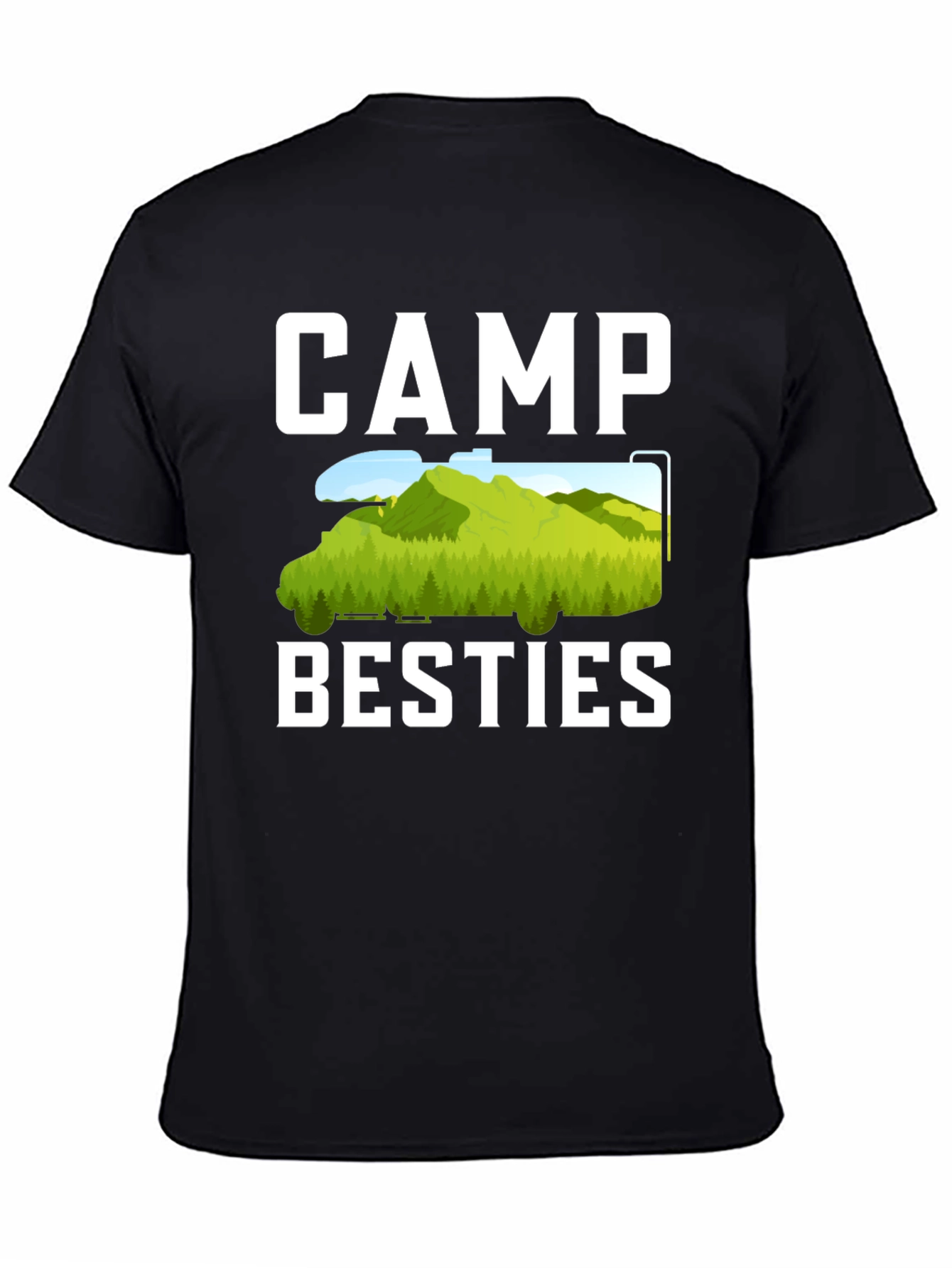 Camp Besties T-Shirt - Camping Adventure Tee