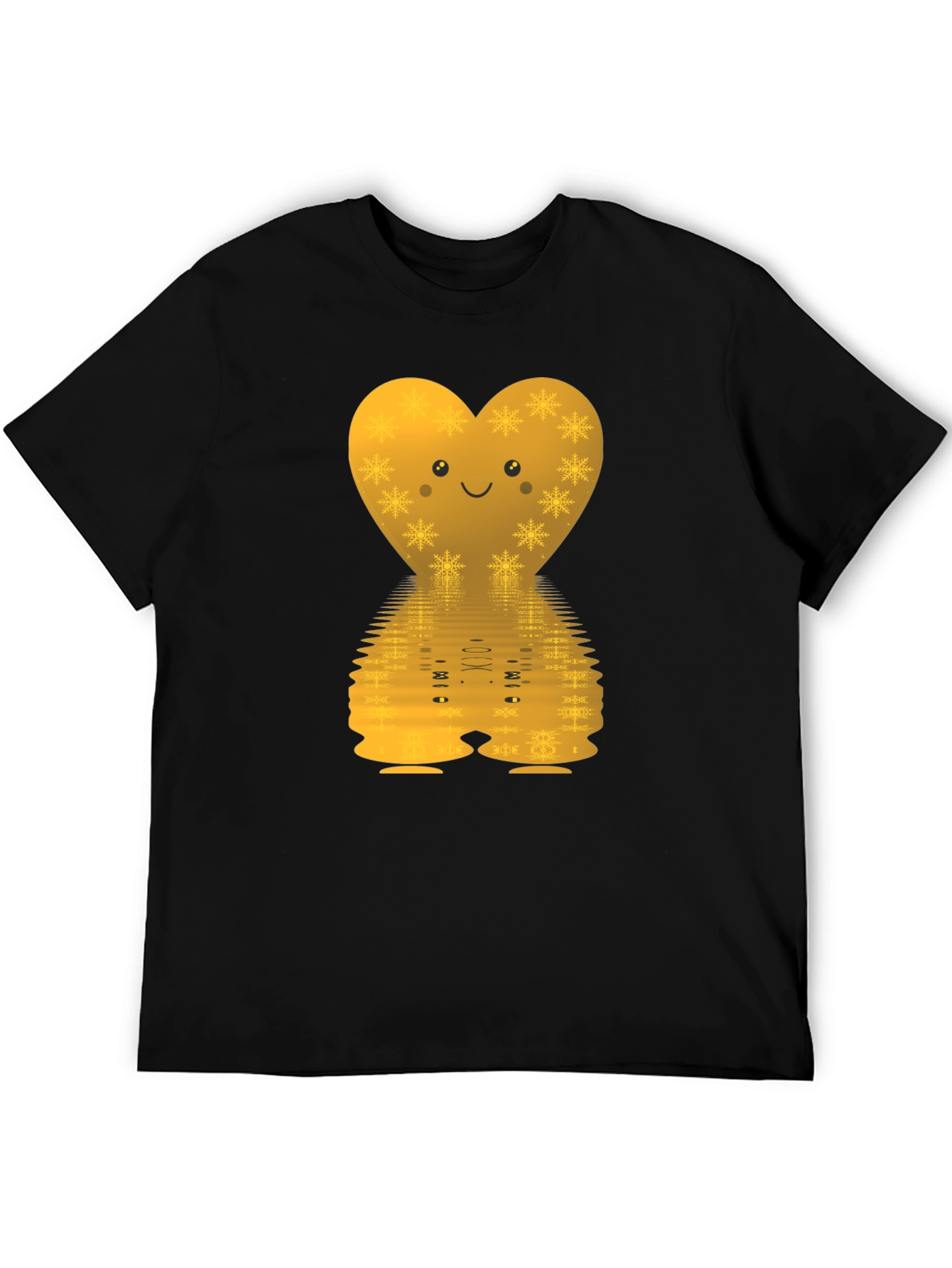 Golden Heart Snowflake Tee