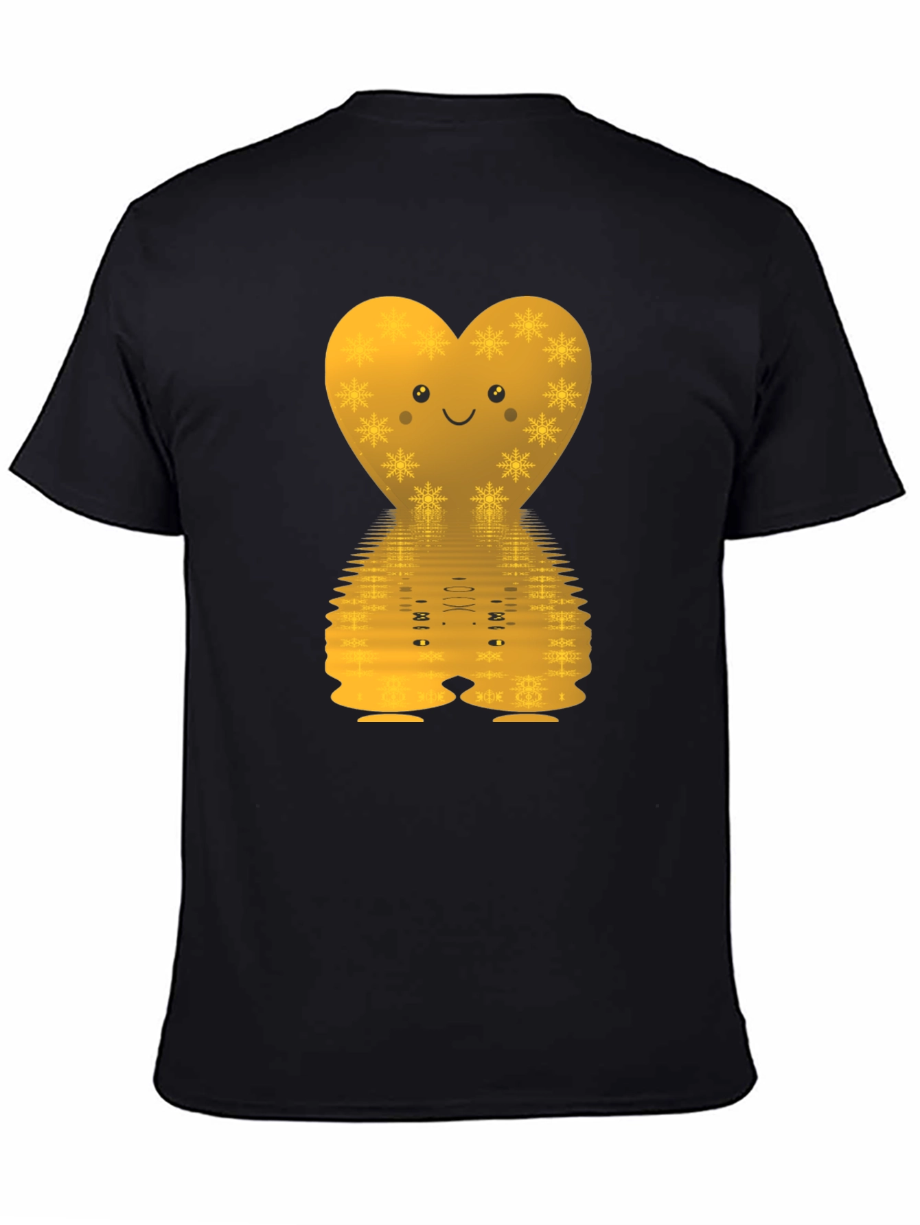 Golden Heart Snowflake Tee