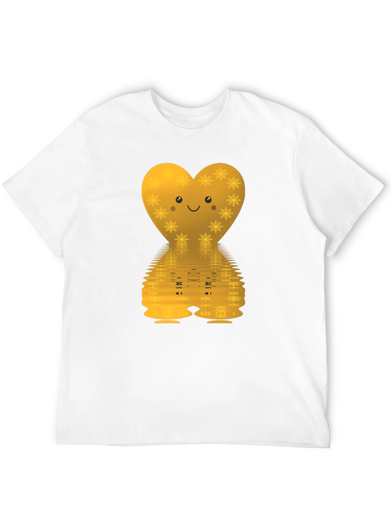 Golden Heart Snowflake Tee