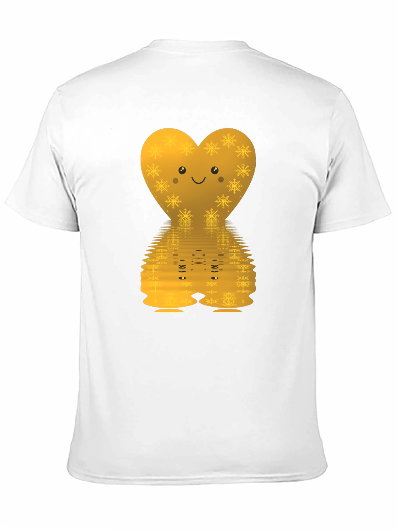 Golden Heart Snowflake Tee