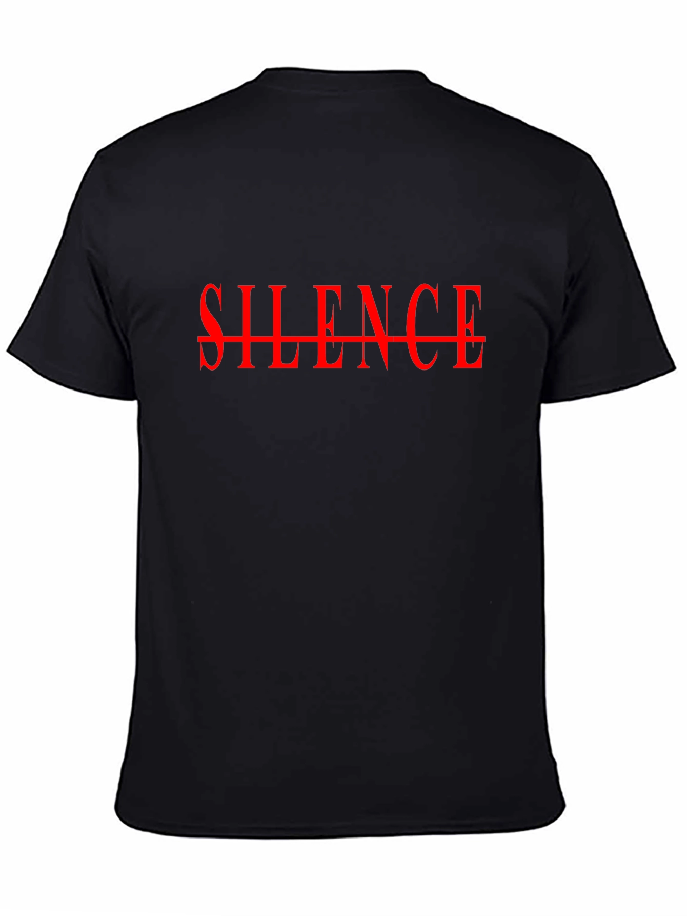 Silence Graphic Tee - Bold Statement T-Shirt