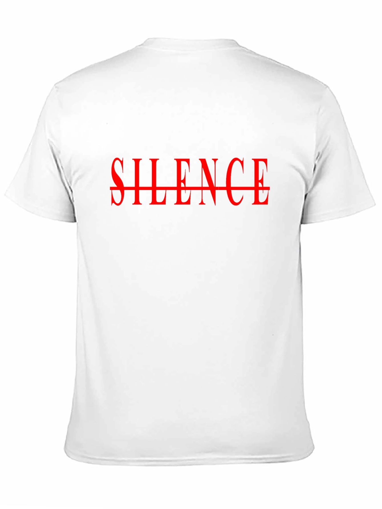 Silence Graphic Tee - Bold Statement T-Shirt