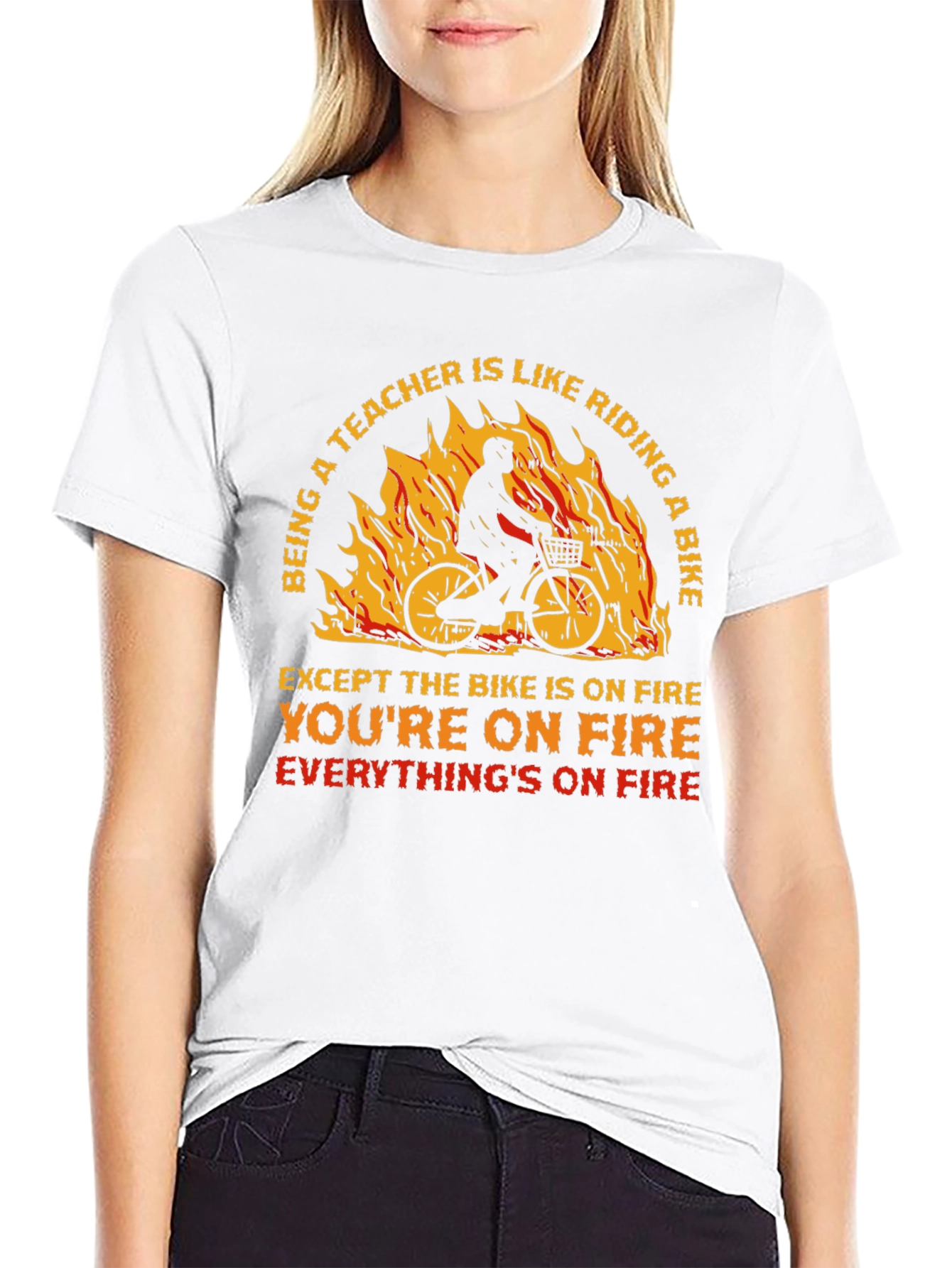 Teacher On Fire T-Shirt