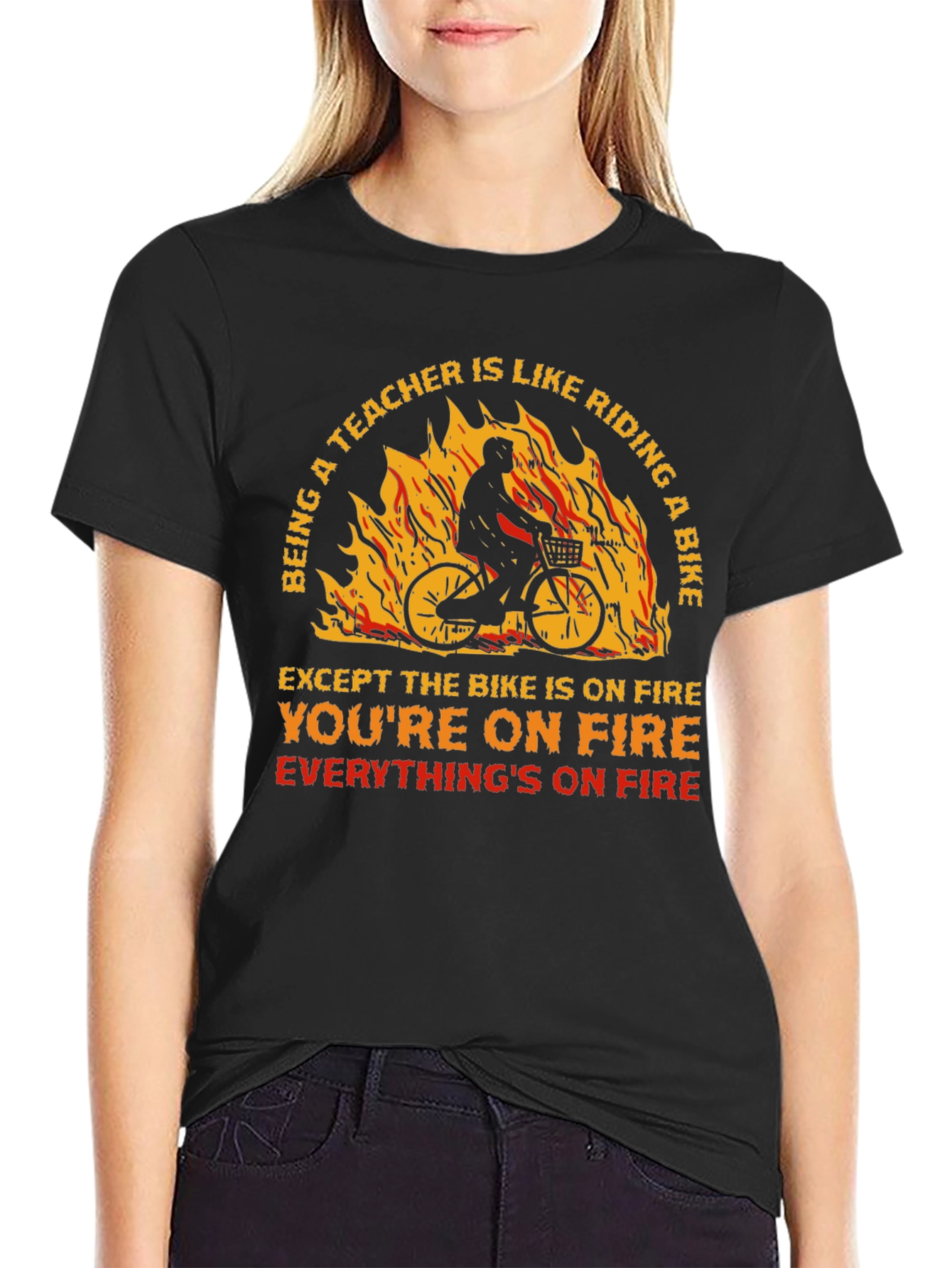 Teacher On Fire T-Shirt