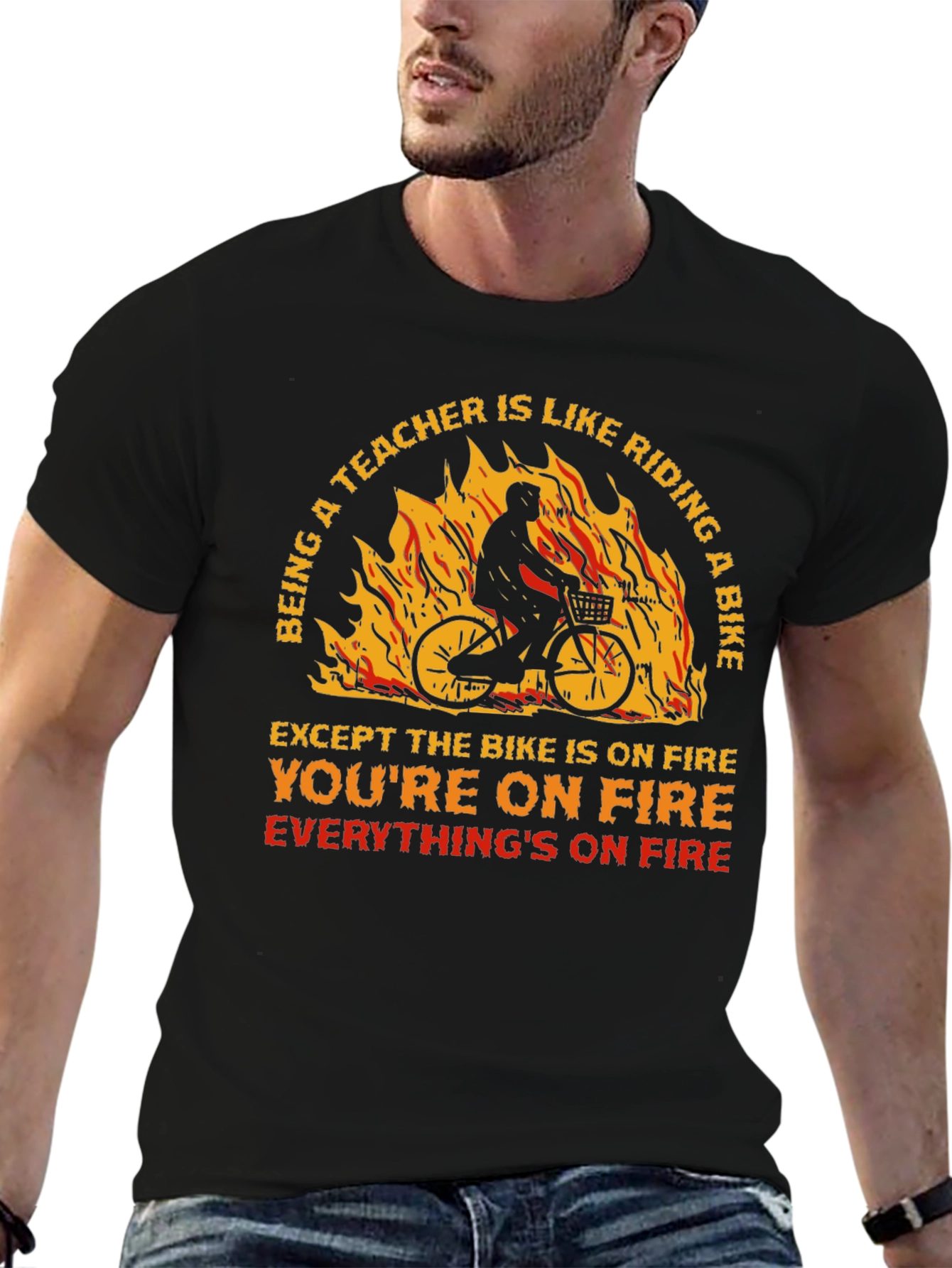 Teacher On Fire T-Shirt