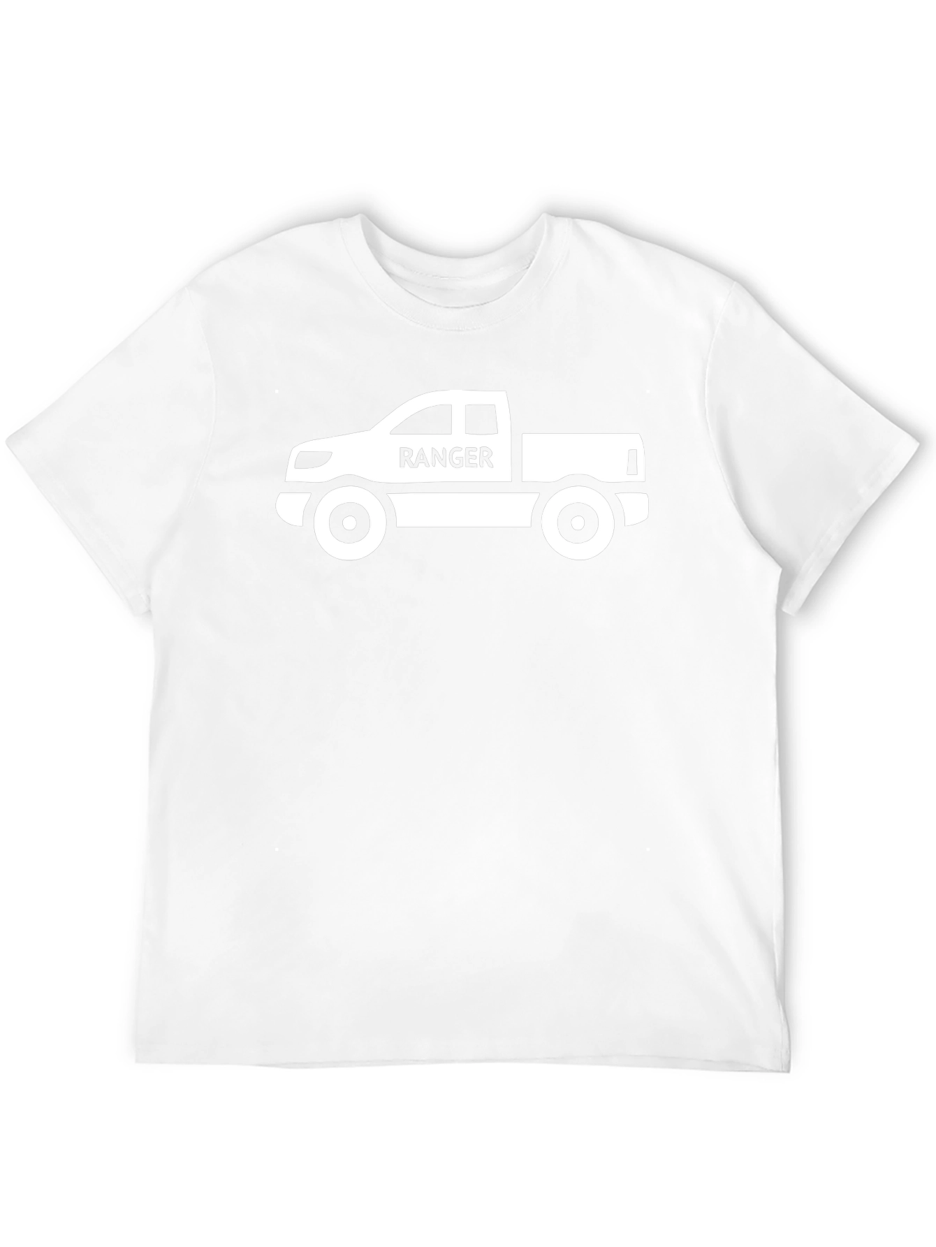 Ranger Truck Graphic Tee - Black Cotton T-Shirt