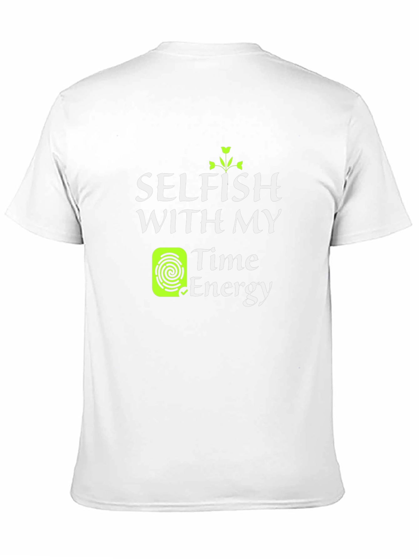 Selfish Time & Energy Black Tee