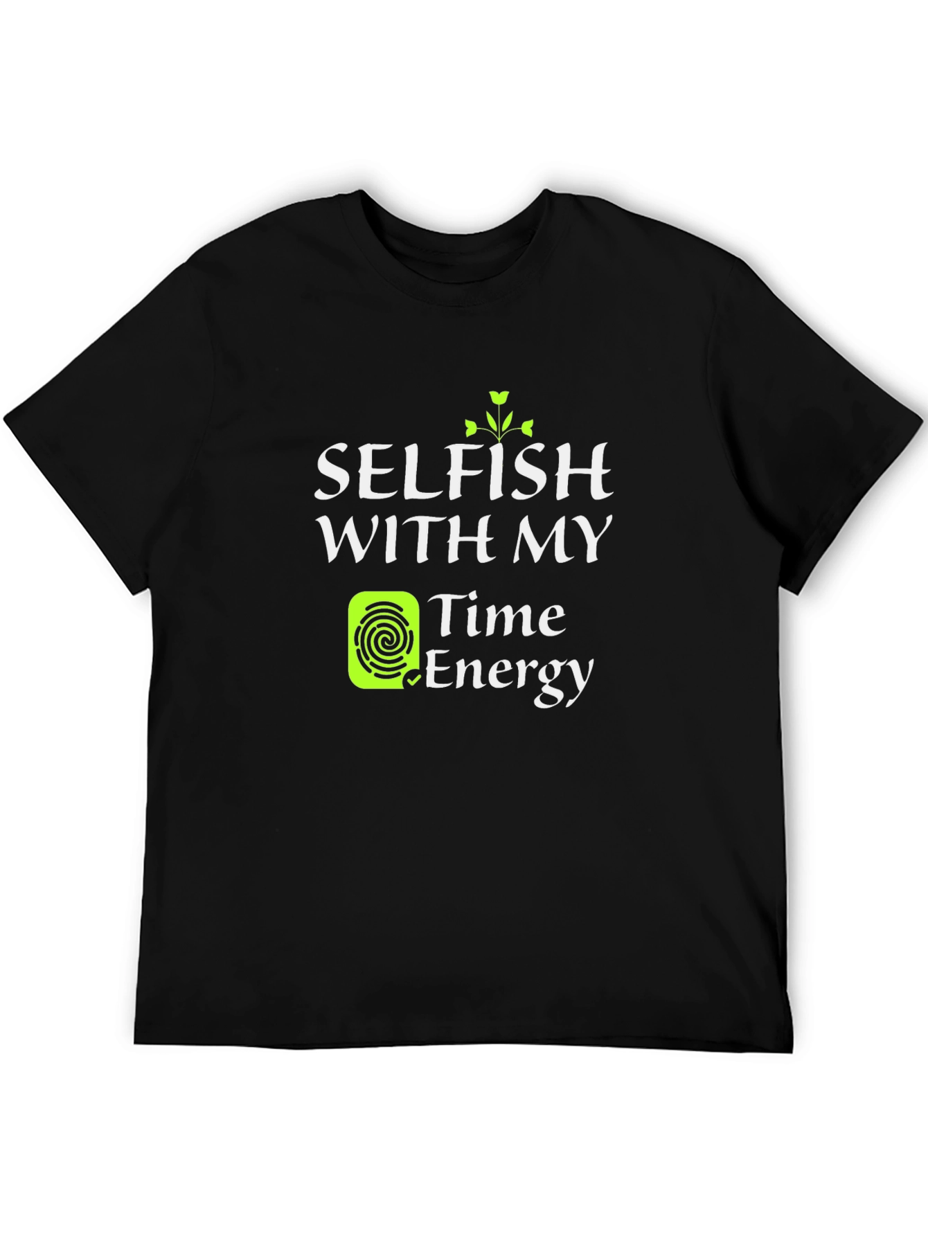 Selfish Time & Energy Black Tee