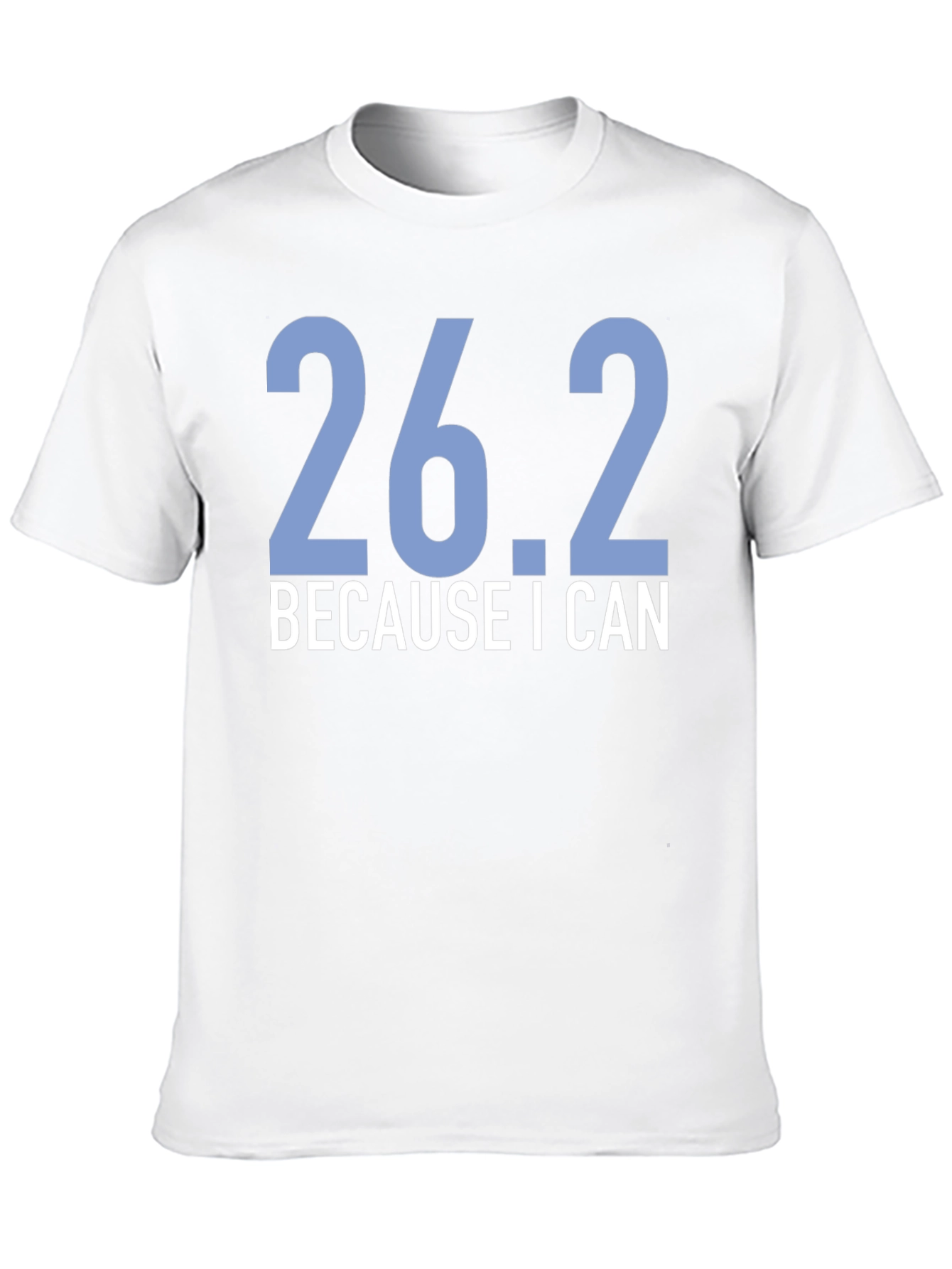 26.2 Because I Can Black T-Shirt