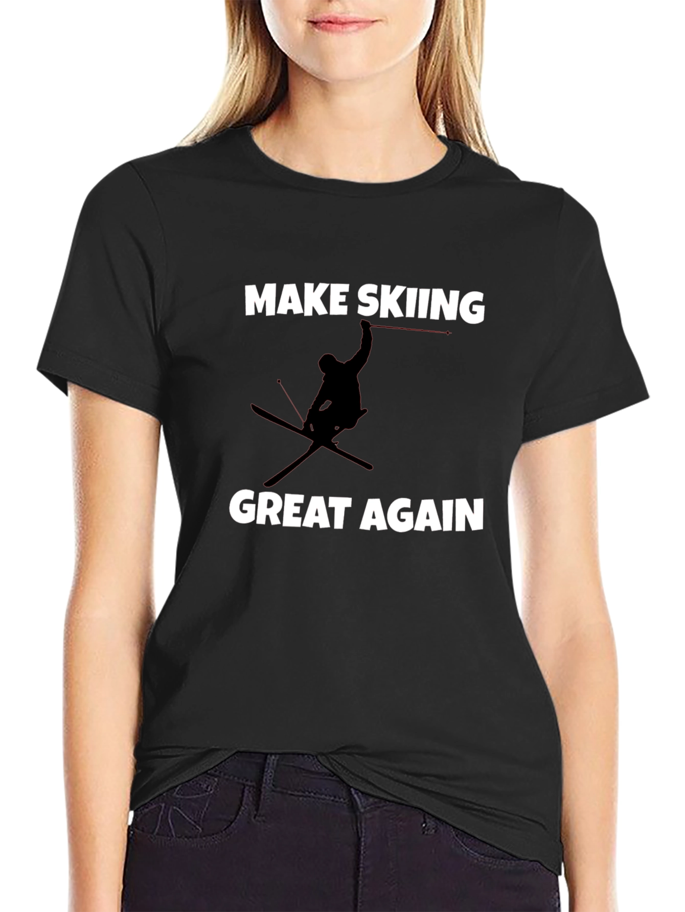 Make Skiing Great Again Graphic Tee