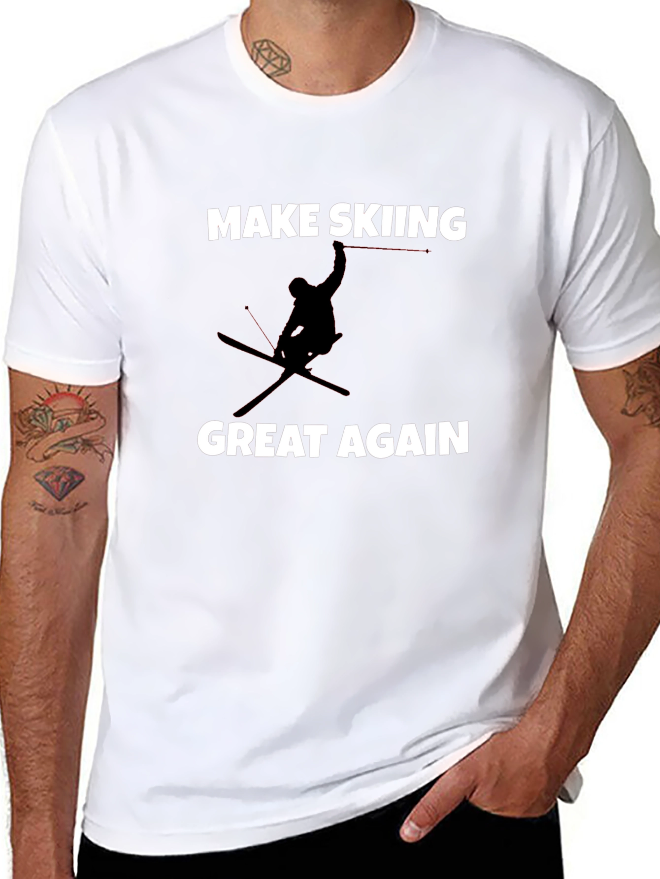 Make Skiing Great Again Graphic Tee