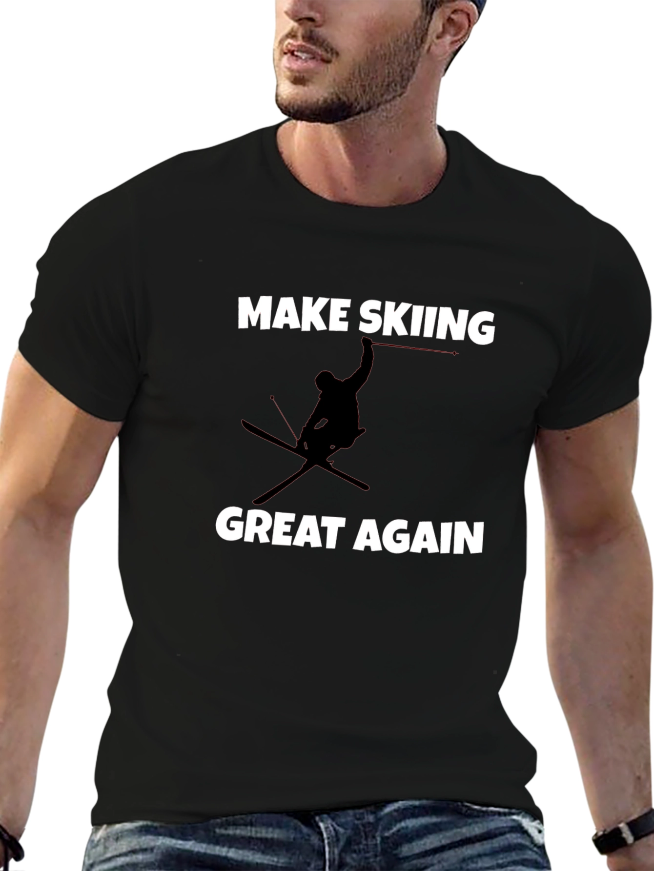 Make Skiing Great Again Graphic Tee