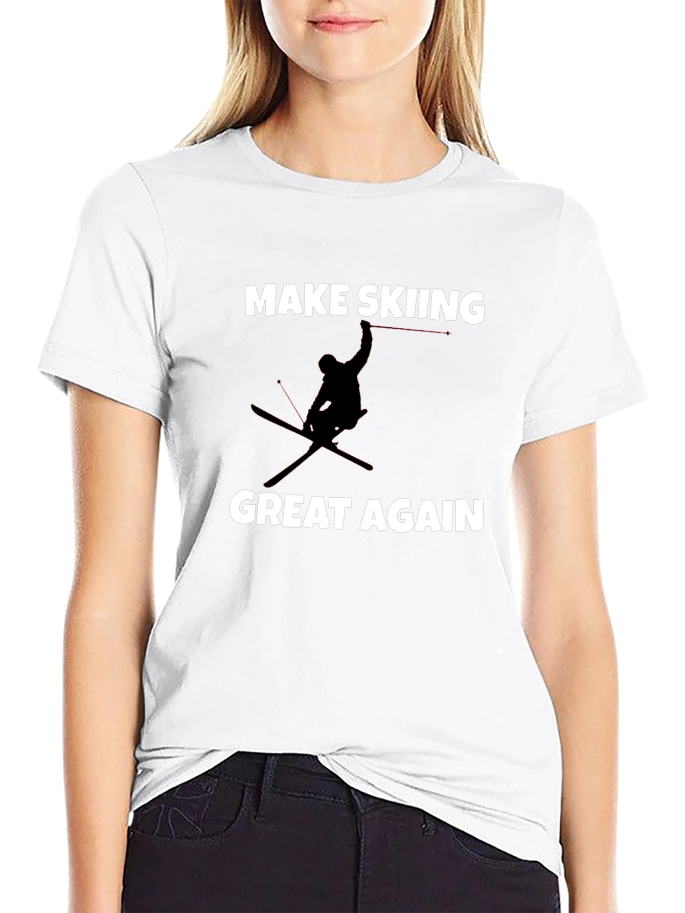 Make Skiing Great Again Graphic Tee