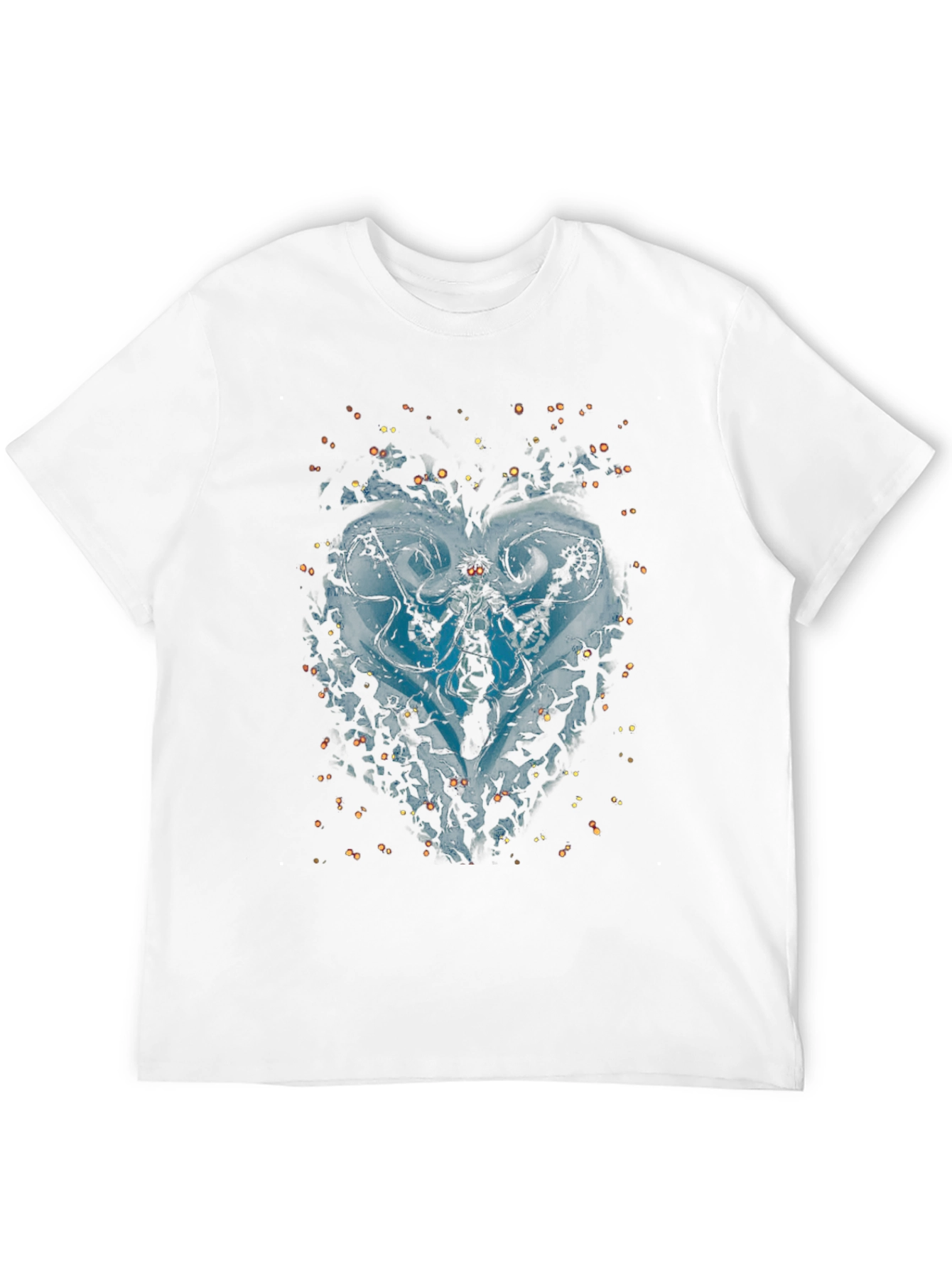 Kingdom Hearts Inspired Graphic Black T-Shirt