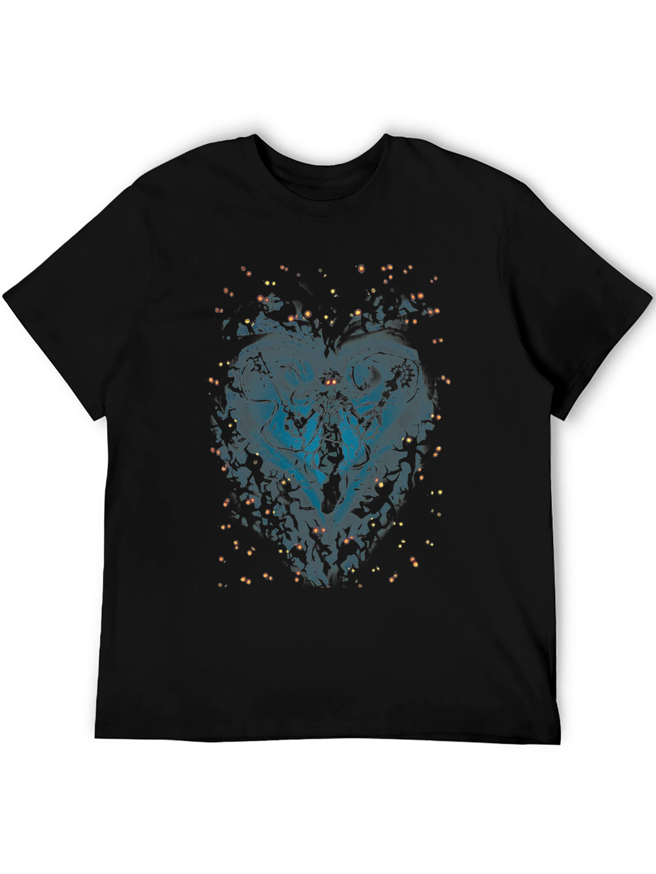 Kingdom Hearts Inspired Graphic Black T-Shirt