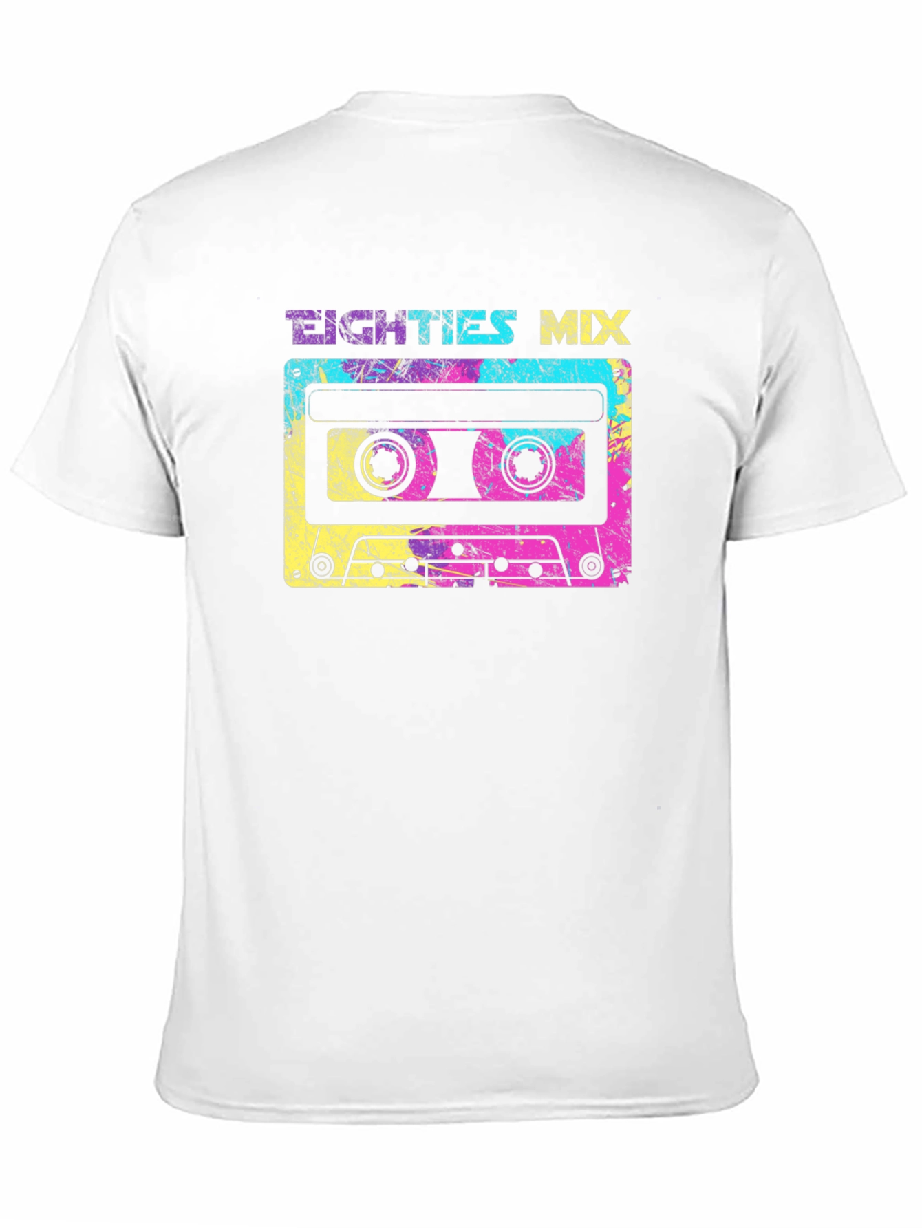 80s Mix Cassette Tape Graphic Tee - Retro Style