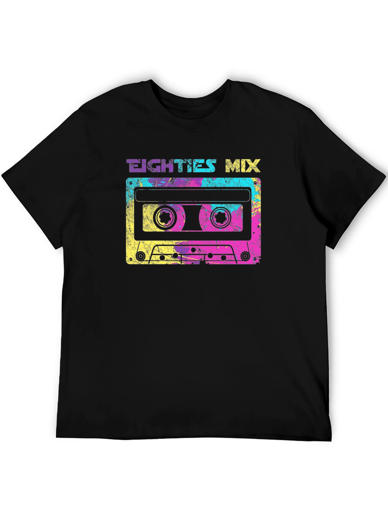 80s Mix Cassette Tape Graphic Tee - Retro Style