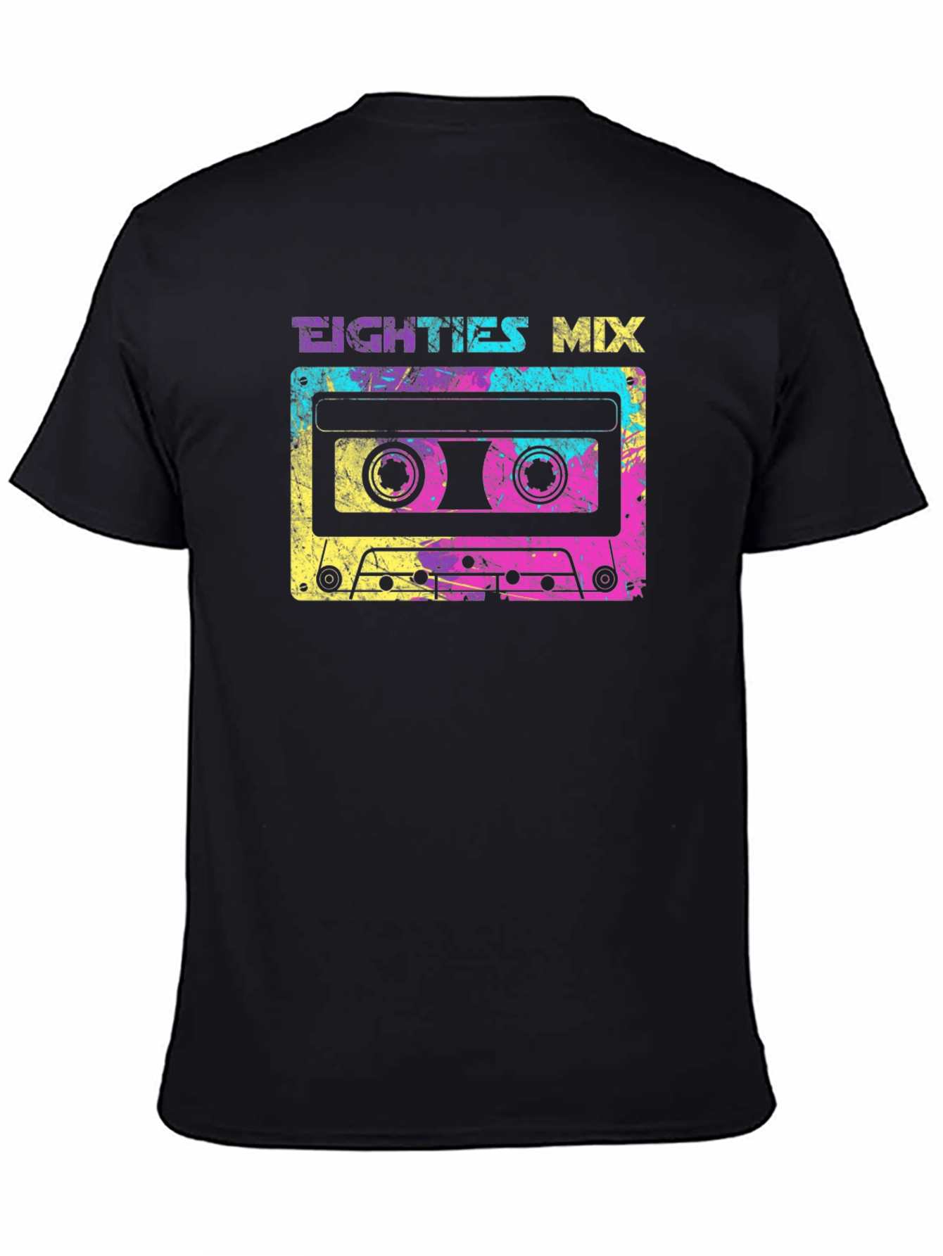 80s Mix Cassette Tape Graphic Tee - Retro Style