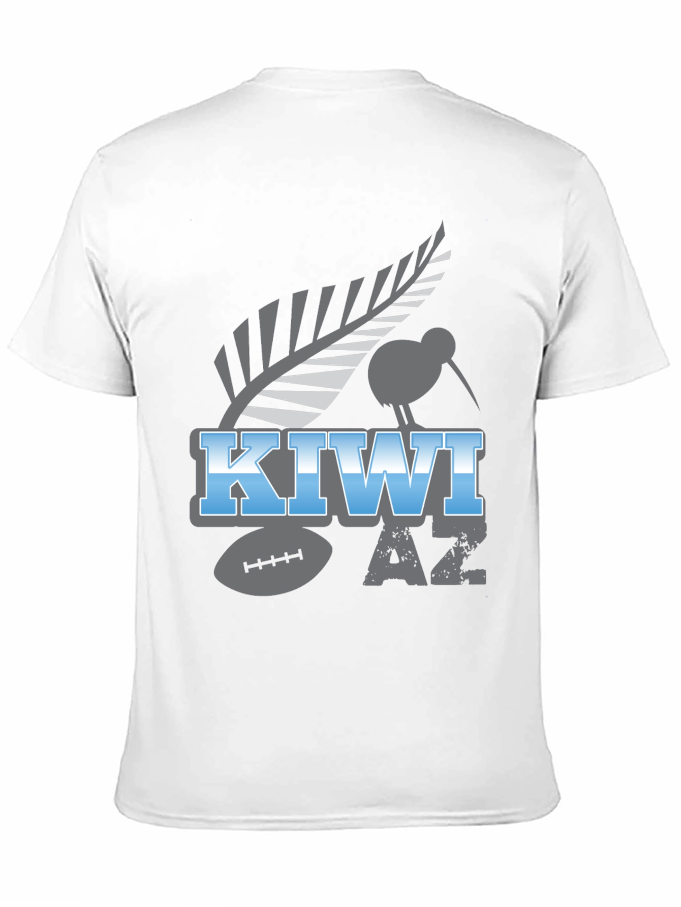 Kiwi AZ Football T-Shirt - Unique Design