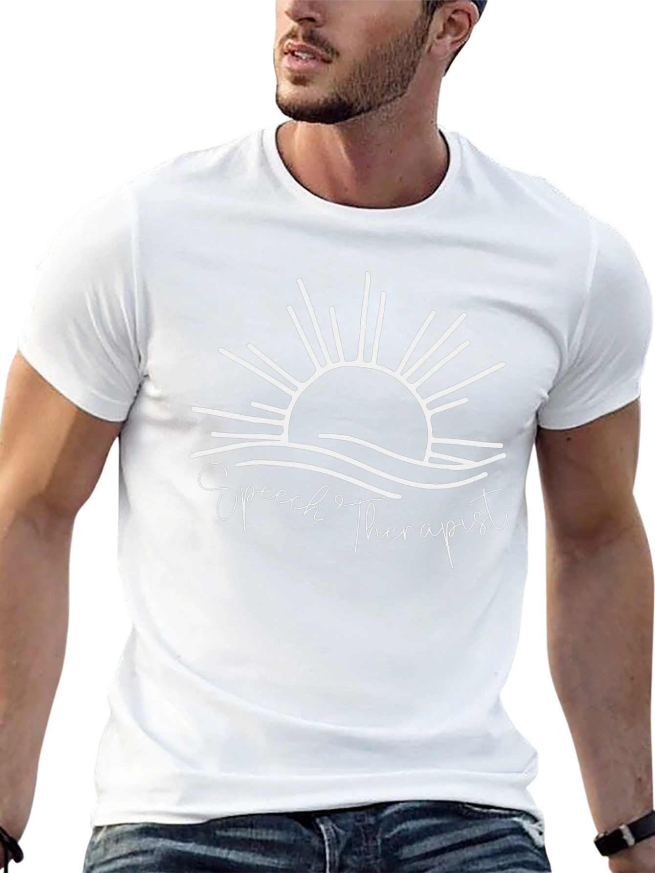 Speech Therapist Sun Graphic T-Shirt