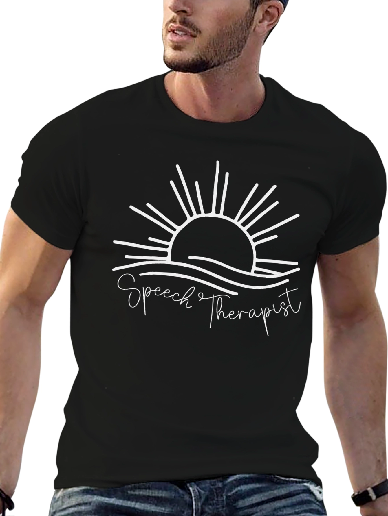 Speech Therapist Sun Graphic T-Shirt