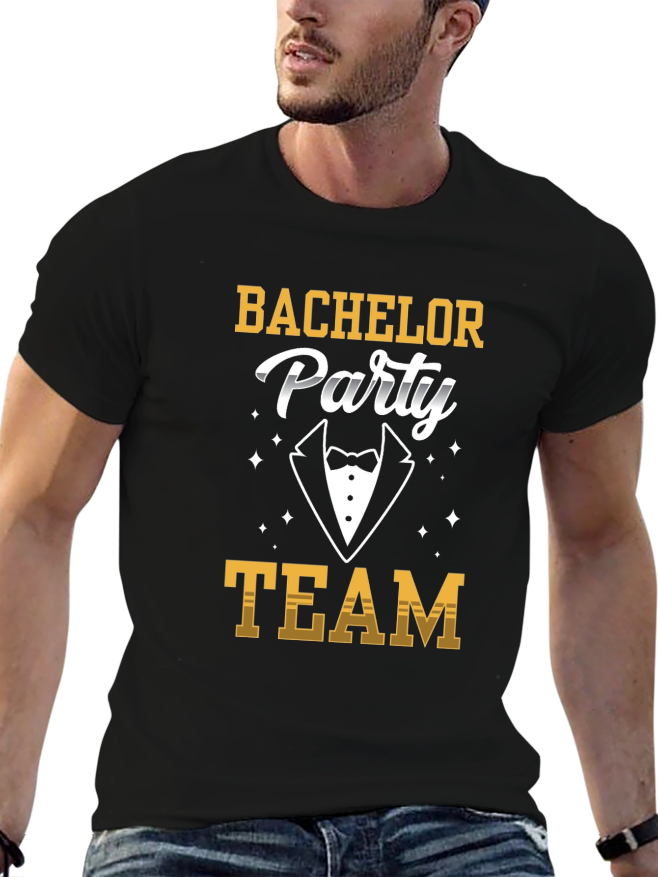 Bachelor Party Team T-Shirt - Groom Squad Apparel