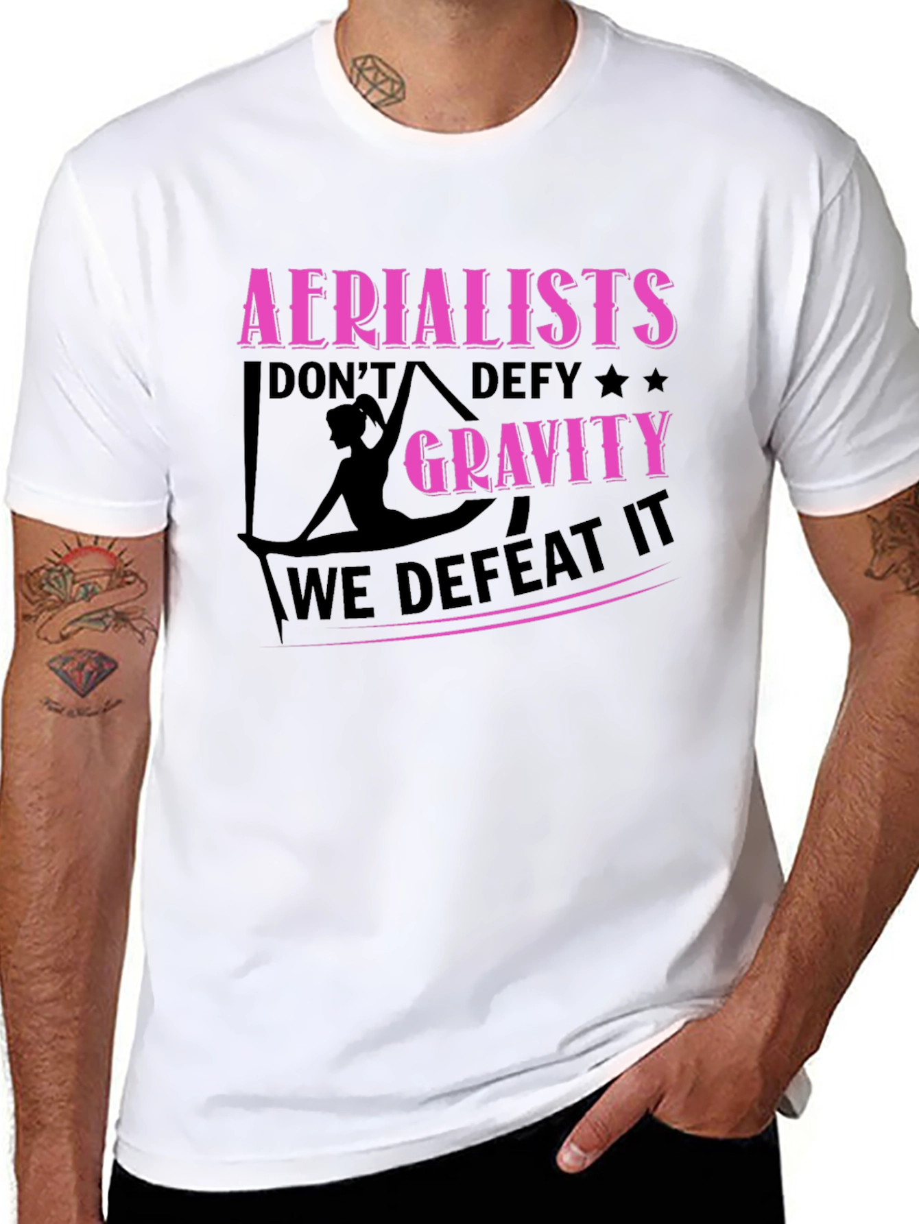 Aerialists Defeat Gravity T-Shirt