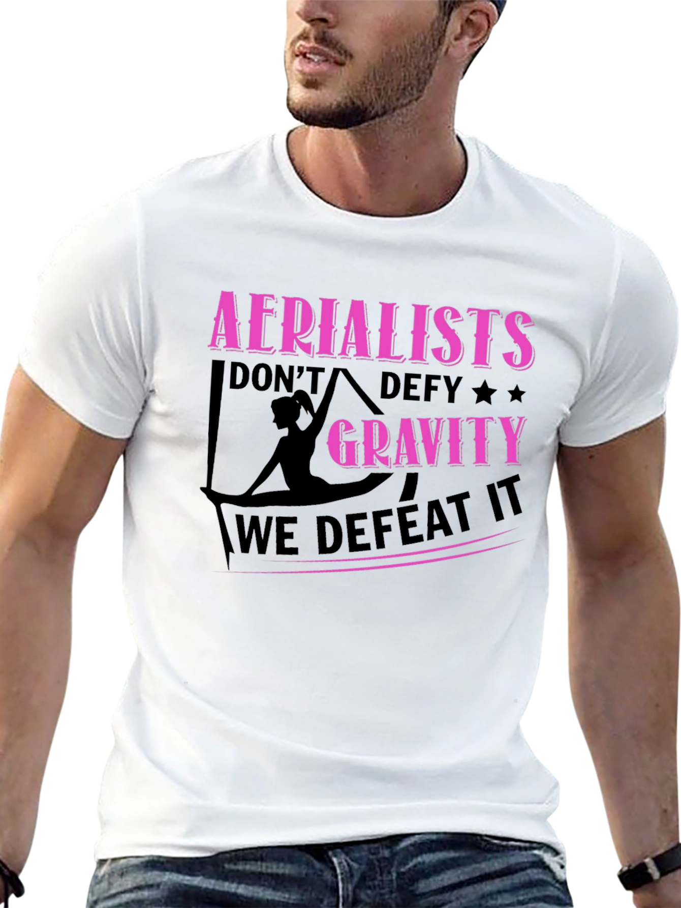 Aerialists Defeat Gravity T-Shirt