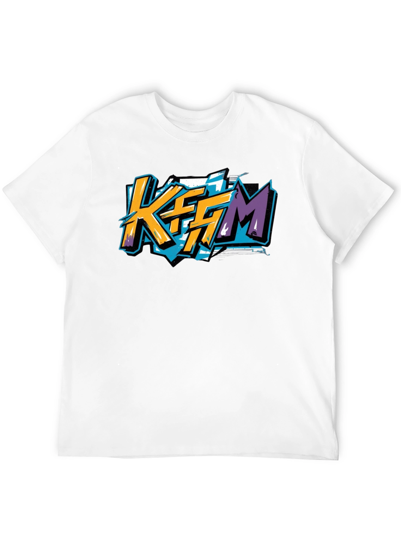 KFFM Graphic T-Shirt - Black Modern Style