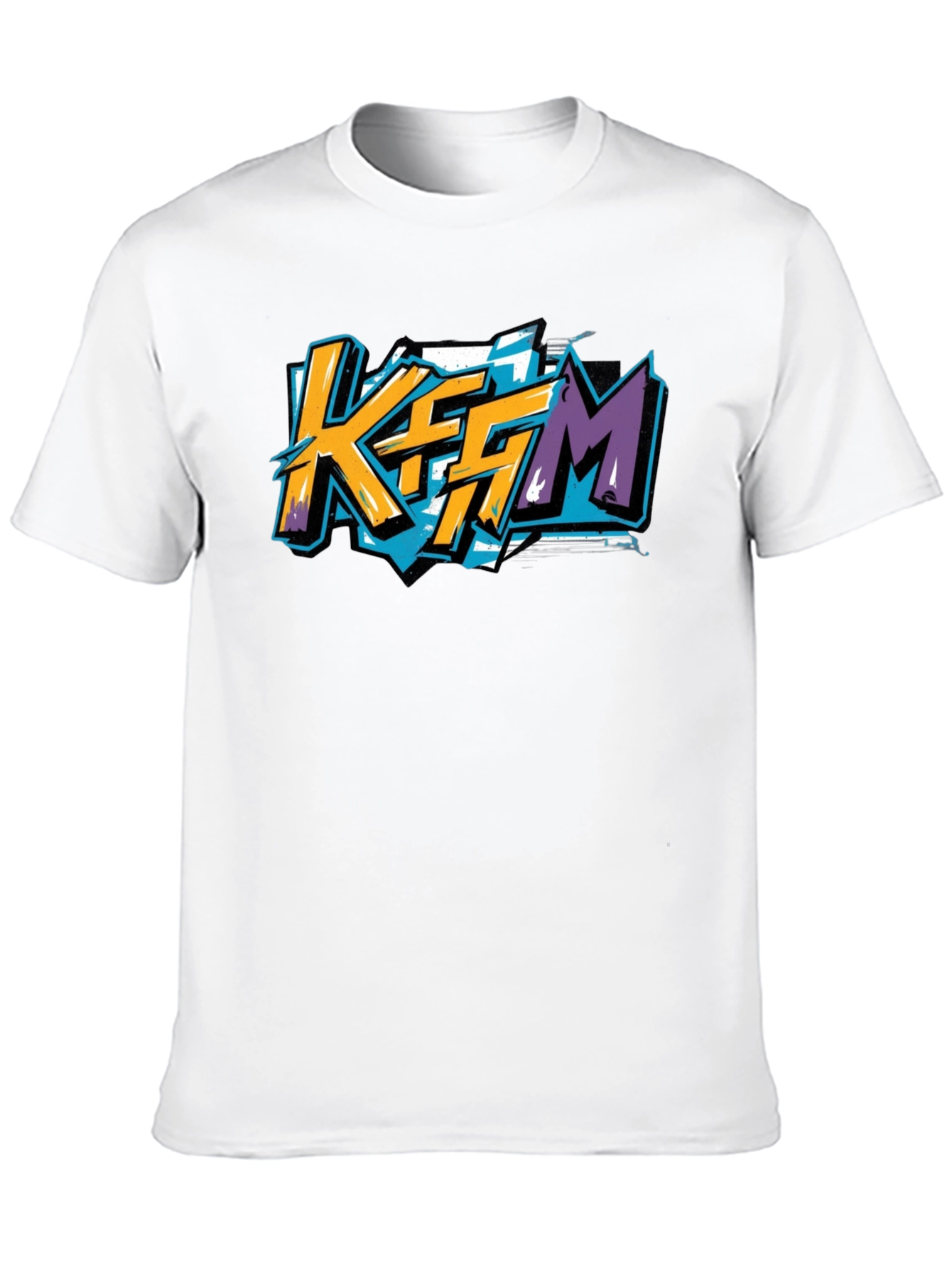 KFFM Graphic T-Shirt - Black Modern Style