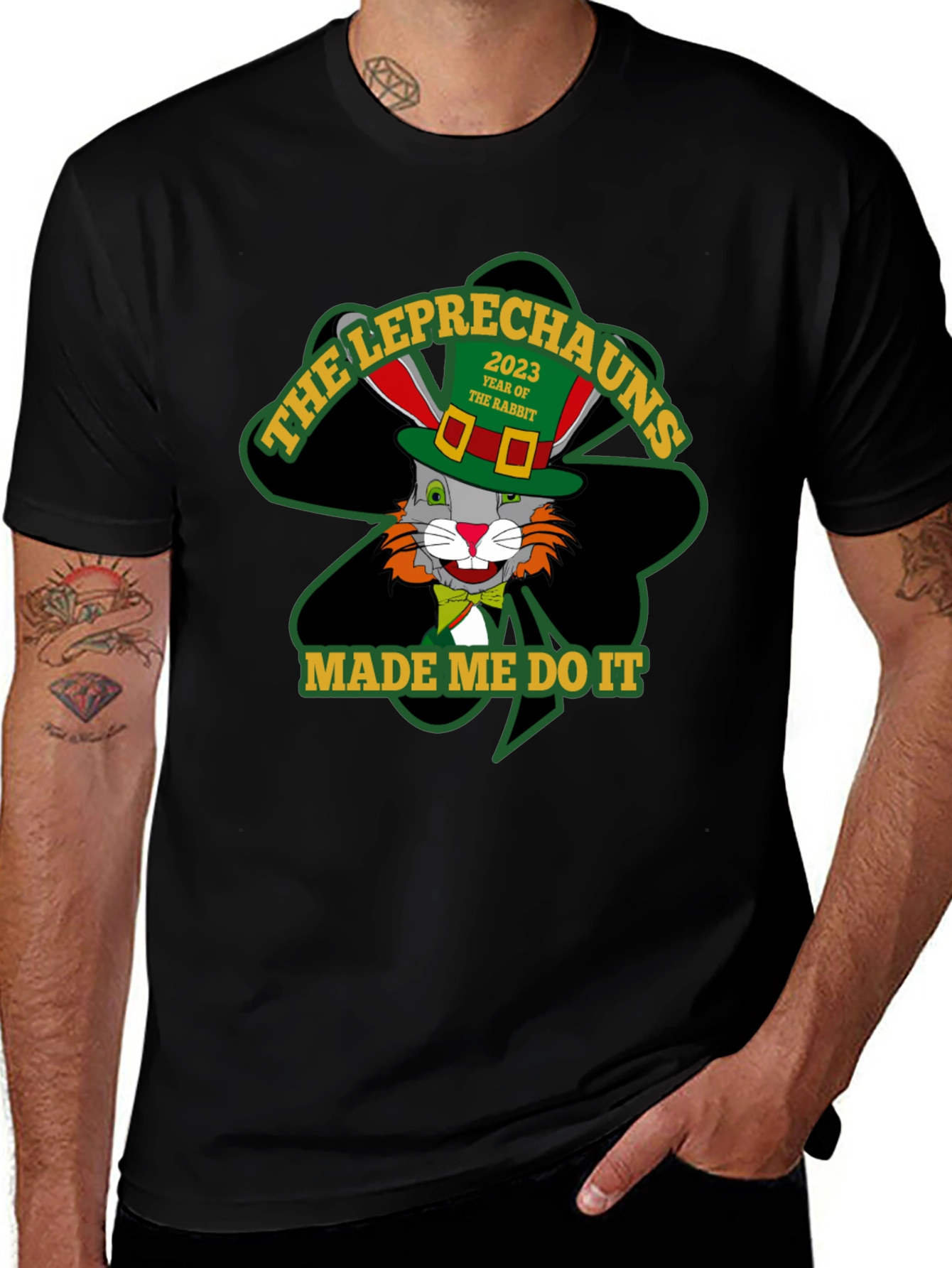 Leprechauns Made Me Do It T-Shirt St. Patricks Day