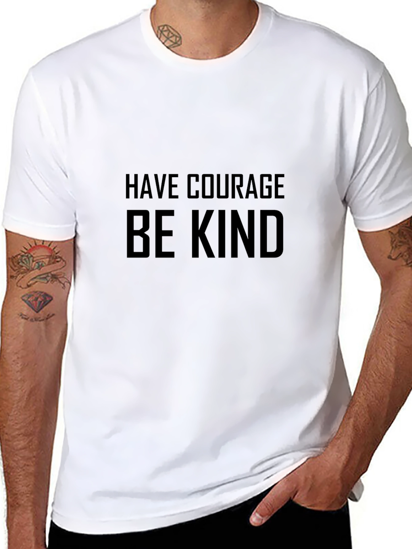 Courage & Kindness Black T-Shirt