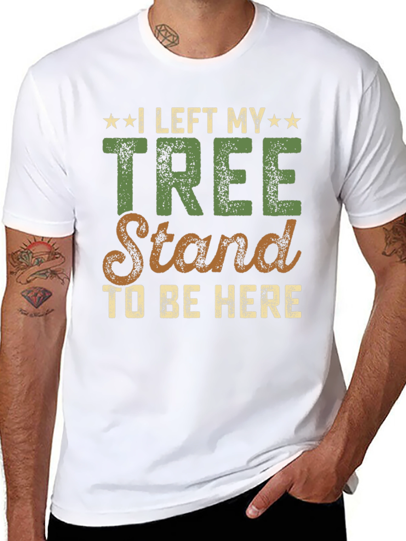 I Left My Tree Stand T-Shirt - Hunting Tee