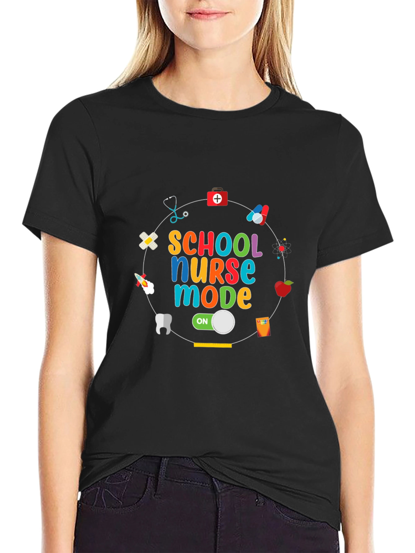 School Nurse Mode On T-Shirt