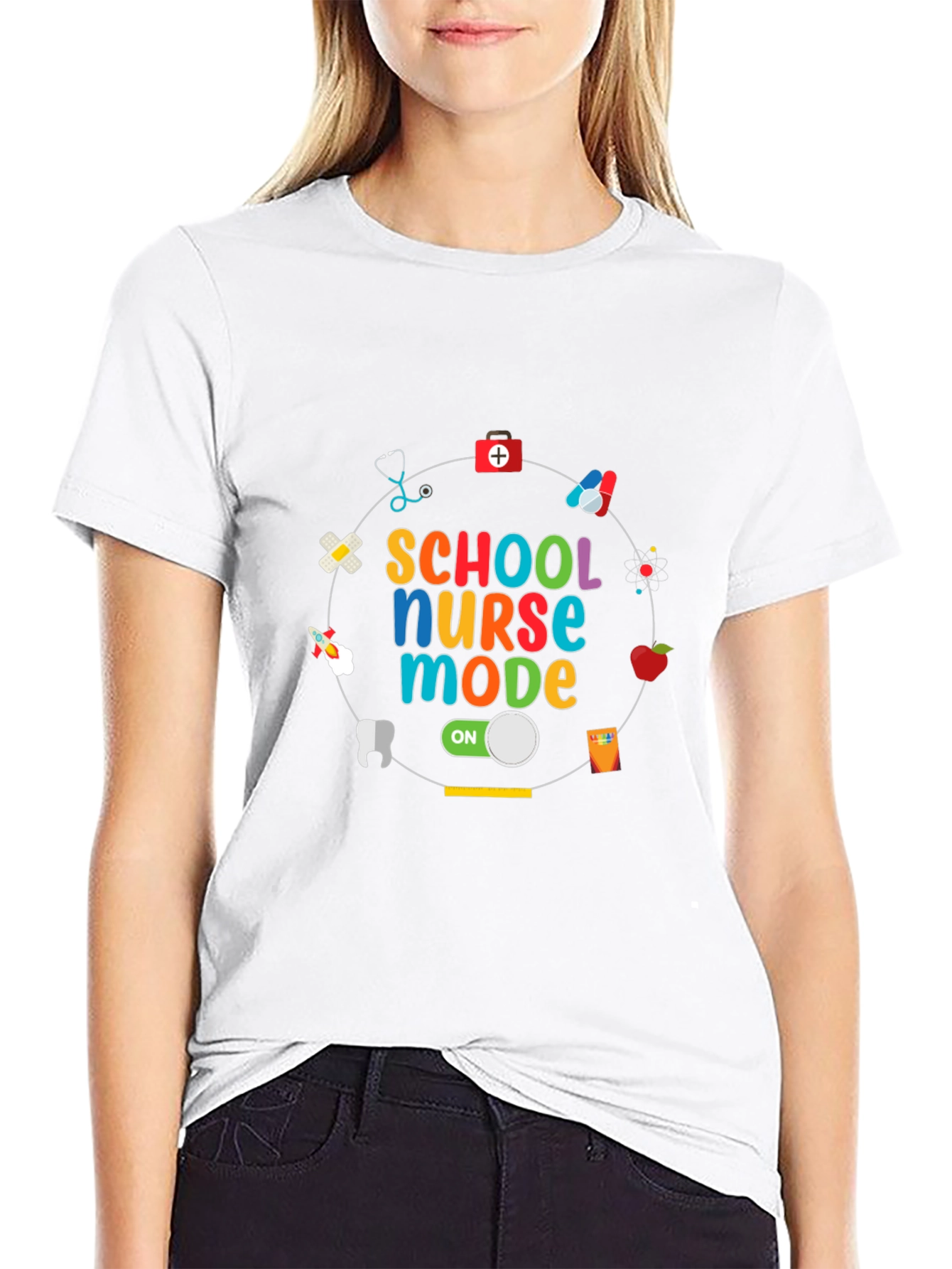 School Nurse Mode On T-Shirt