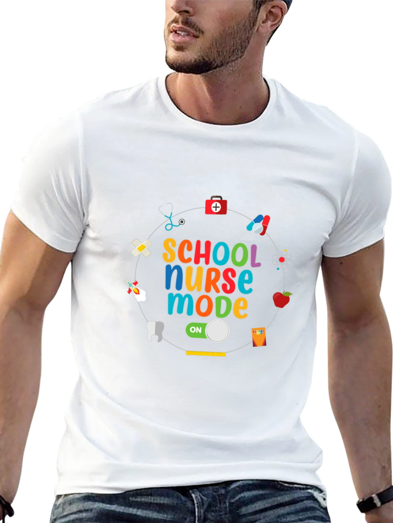 School Nurse Mode On T-Shirt