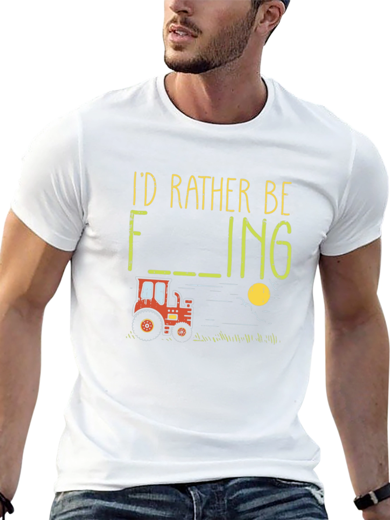 Id Rather Be Farming T-Shirt
