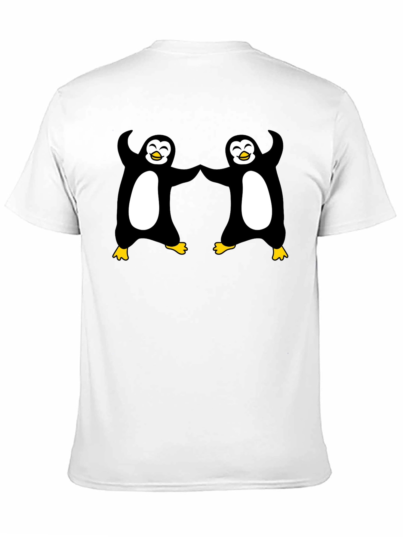 Dancing Penguins Black T-Shirt - Cute & Fun