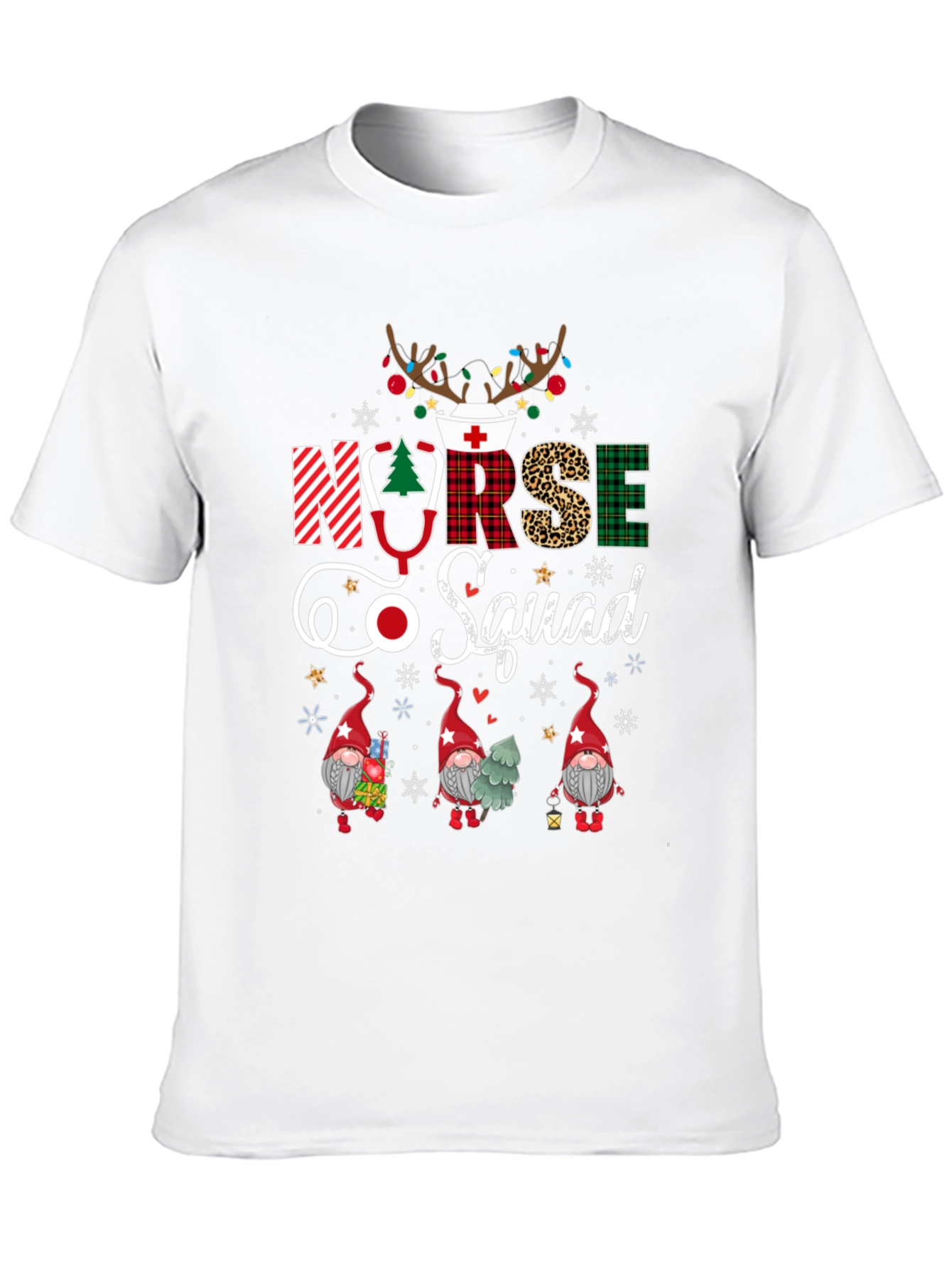 Nurse Squad Christmas Graphic Tee