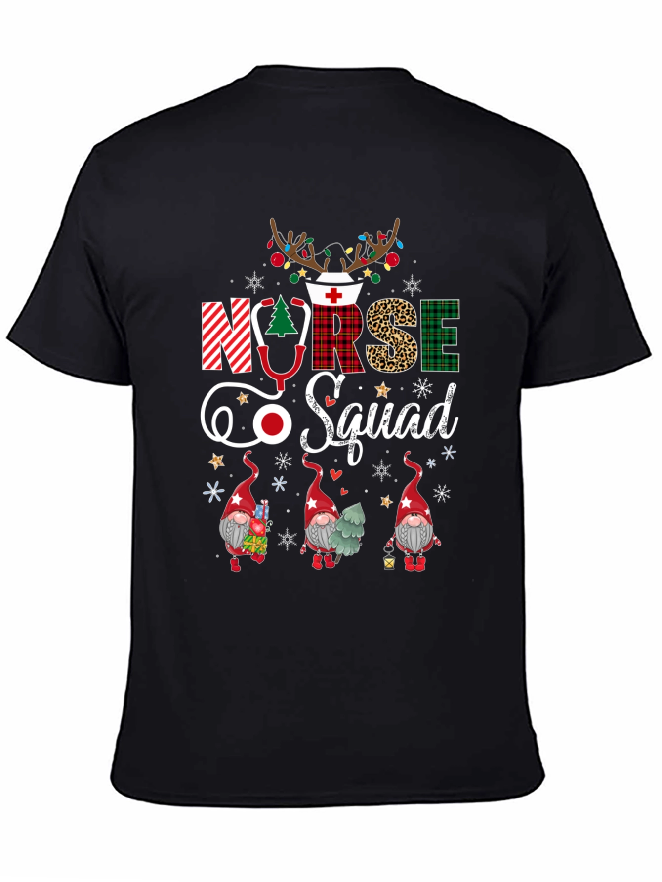 Nurse Squad Christmas Graphic Tee